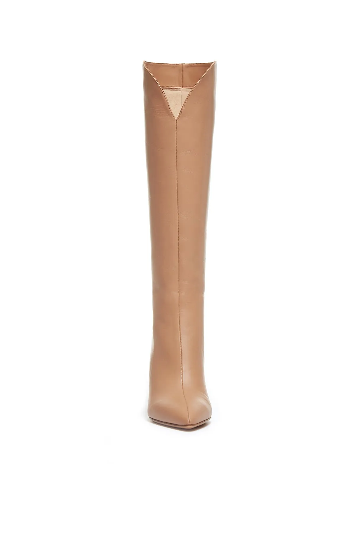 Cora Knee High Boot in Camel Leather sold by Gabriela Hearst product image thumbnail 4