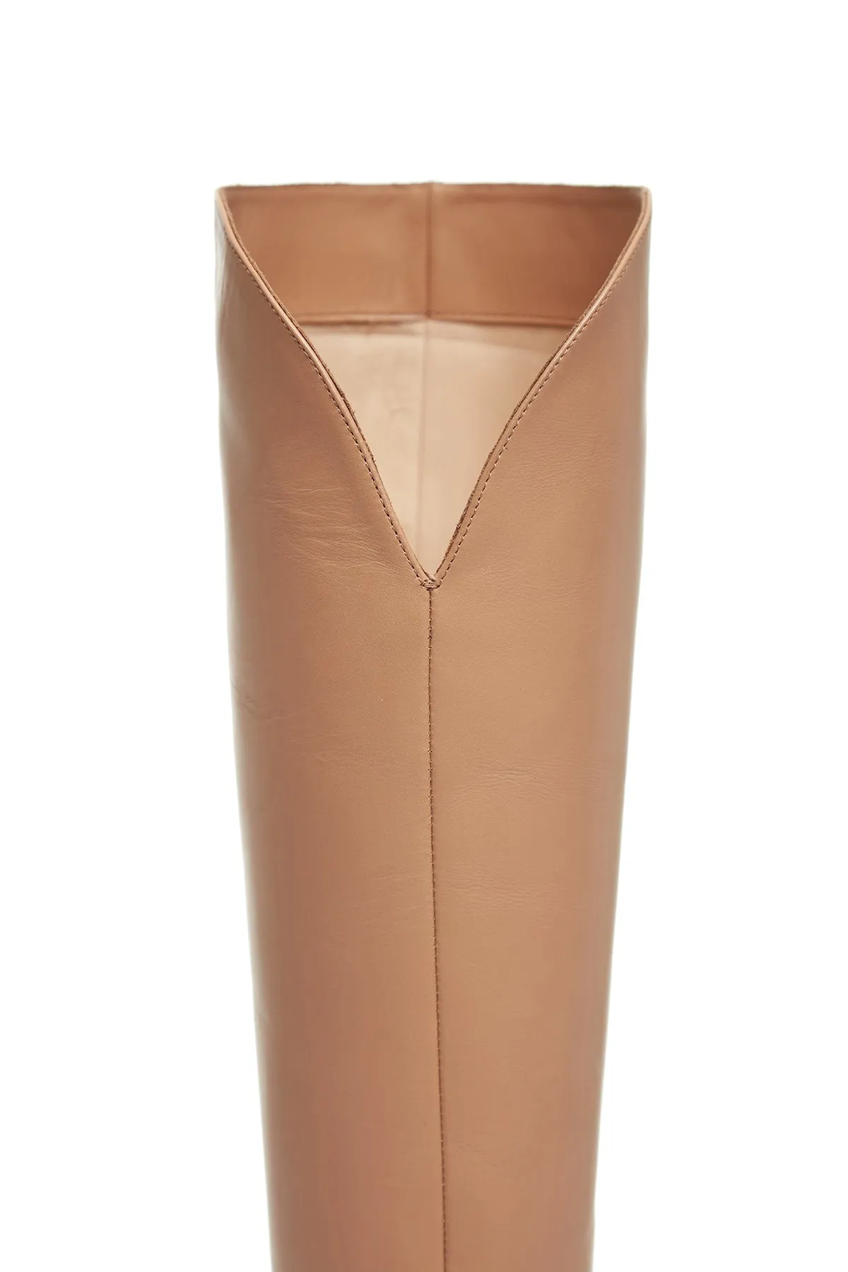 Cora Knee High Boot in Camel Leather sold by Gabriela Hearst product image thumbnail 5