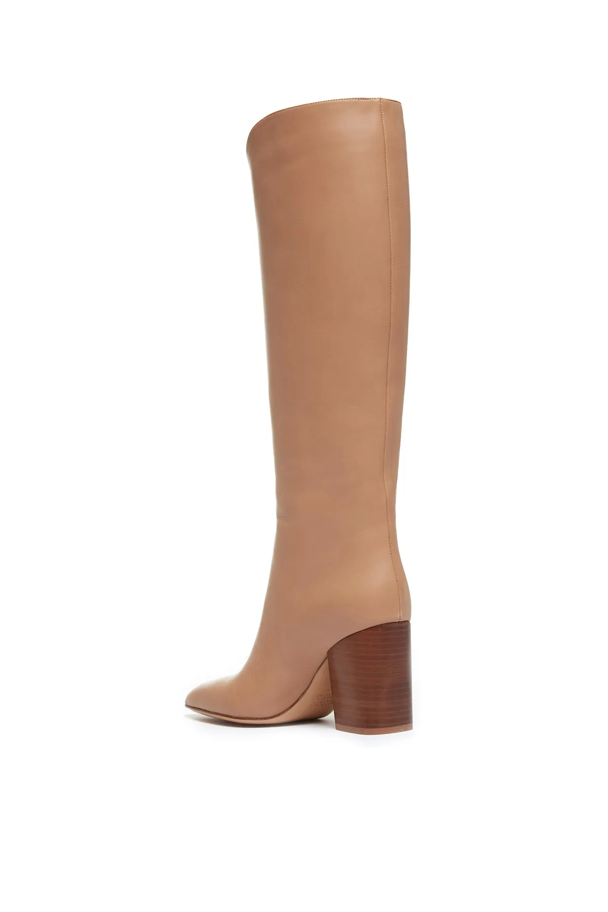 Cora Knee High Boot in Camel Leather sold by Gabriela Hearst product image thumbnail 3