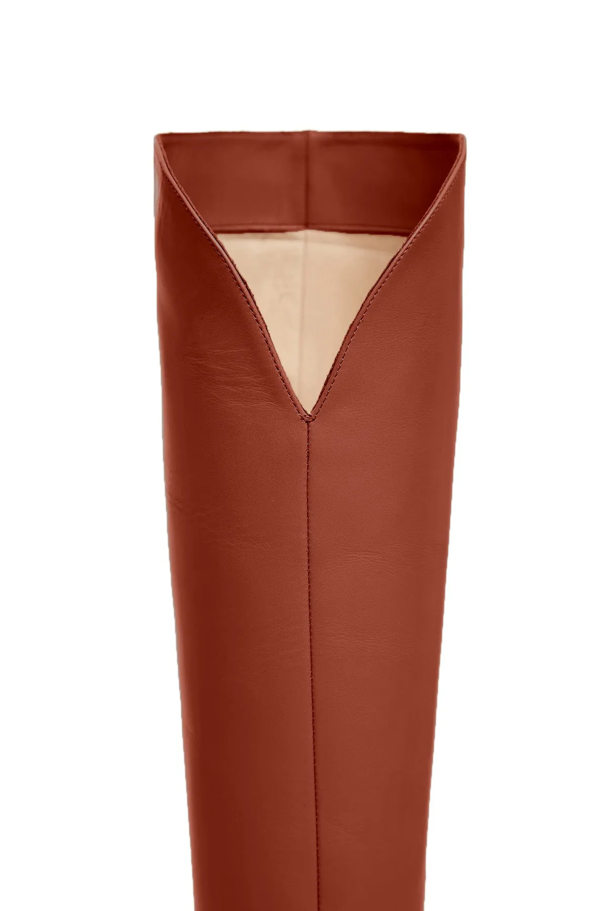 Cora High Knee Boot in Cognac Leather sold by Gabriela Hearst product image thumbnail 5