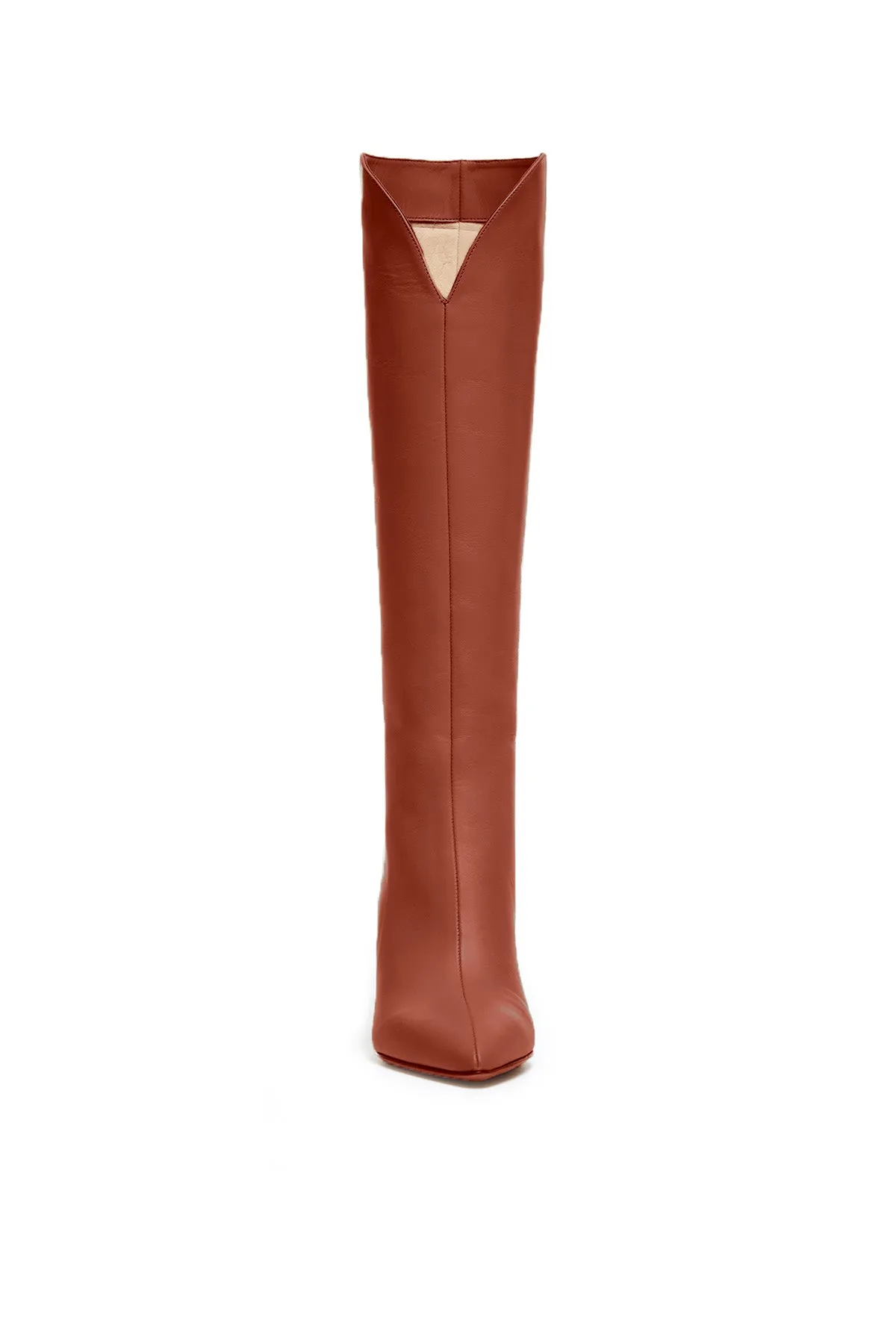 Cora High Knee Boot in Cognac Leather sold by Gabriela Hearst product image thumbnail 4