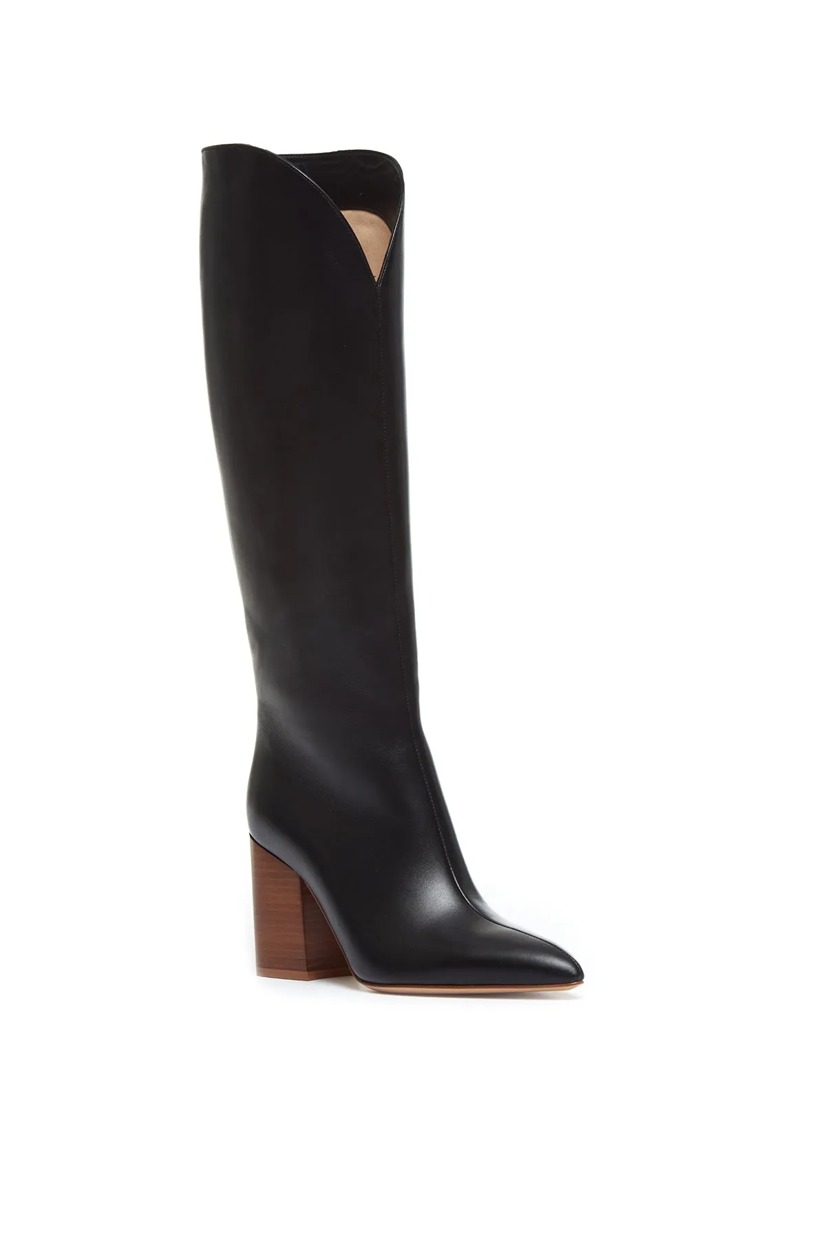 Cora High Knee Boot in Black Leather sold by Gabriela Hearst product image thumbnail 2