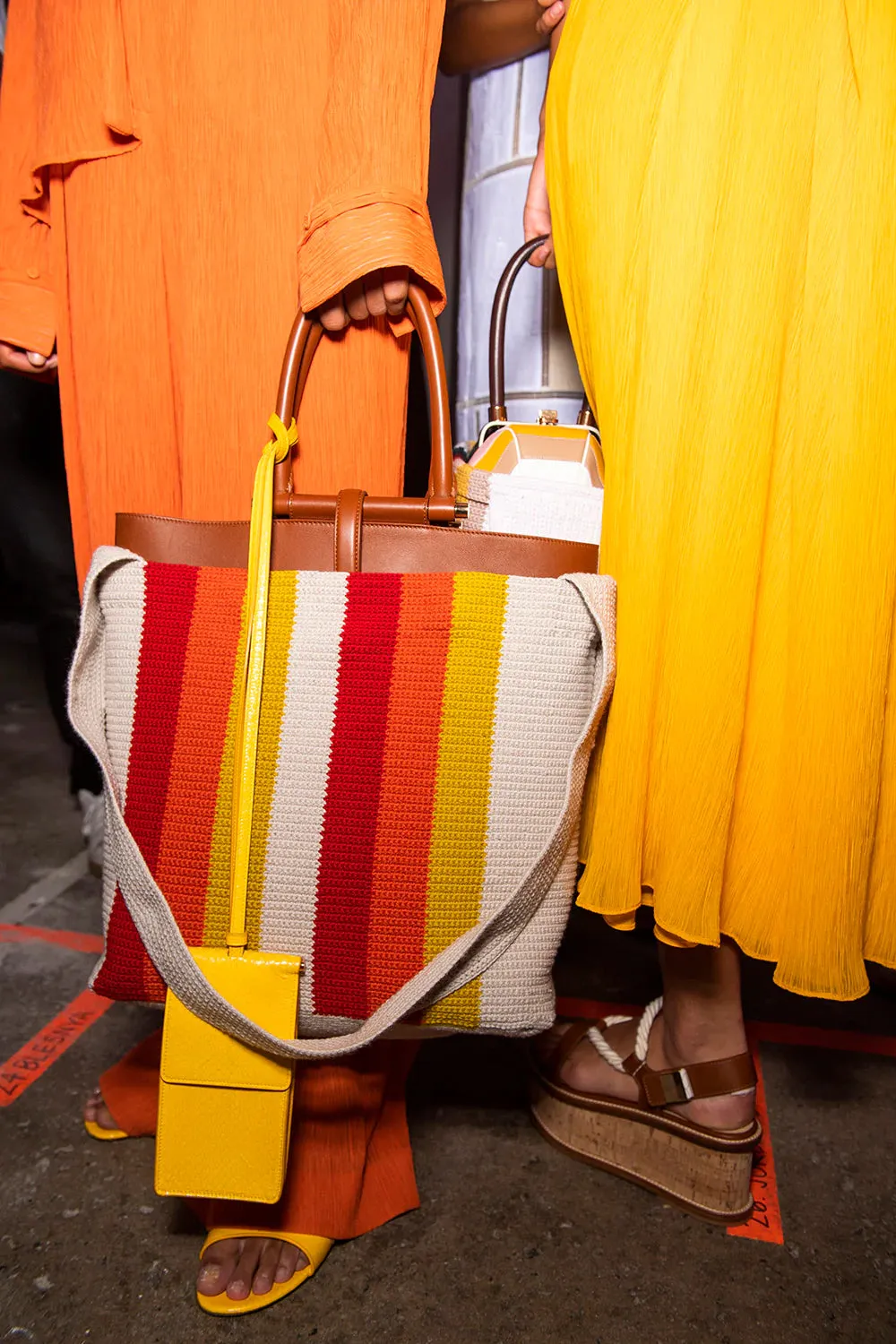 Cardi Necklace Pouch in Yellow Snakeskin sold by Gabriela Hearst product image thumbnail 4