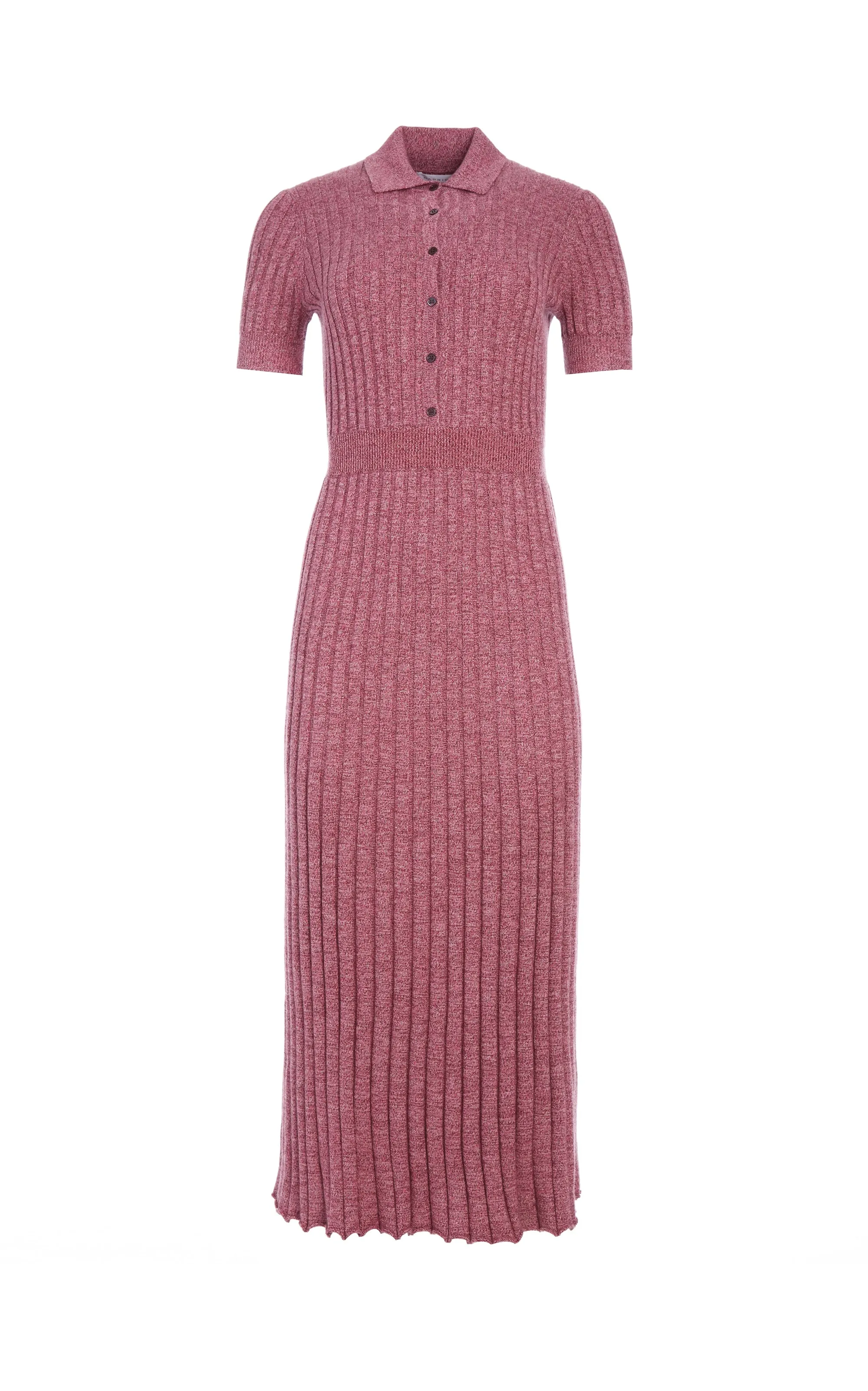Avant Knit Dress in Blush Multi Cashmere Silk sold by Gabriela Hearst