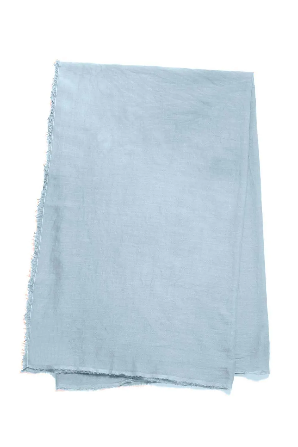 Botanical Dye Scarf in Ligth Blue Cashmere sold by Gabriela Hearst