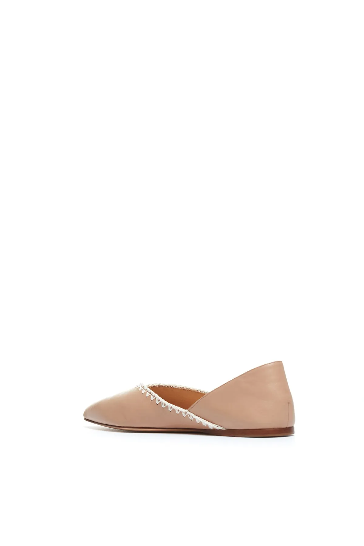 Avner Flat Shoe in Camel Nappa Leather sold by Gabriela Hearst product image thumbnail 4