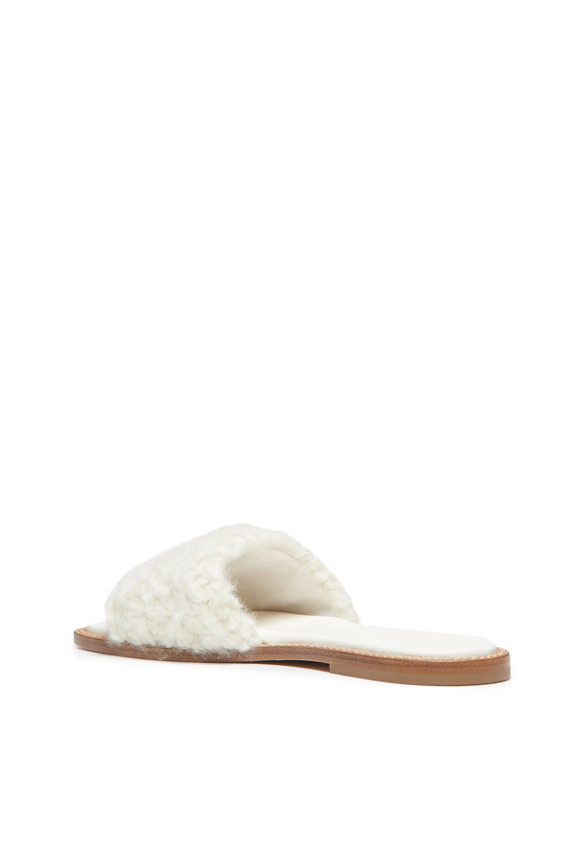 Ballast Slide Sandal in Ivory Cashmere Boucle sold by Gabriela Hearst product image thumbnail 3