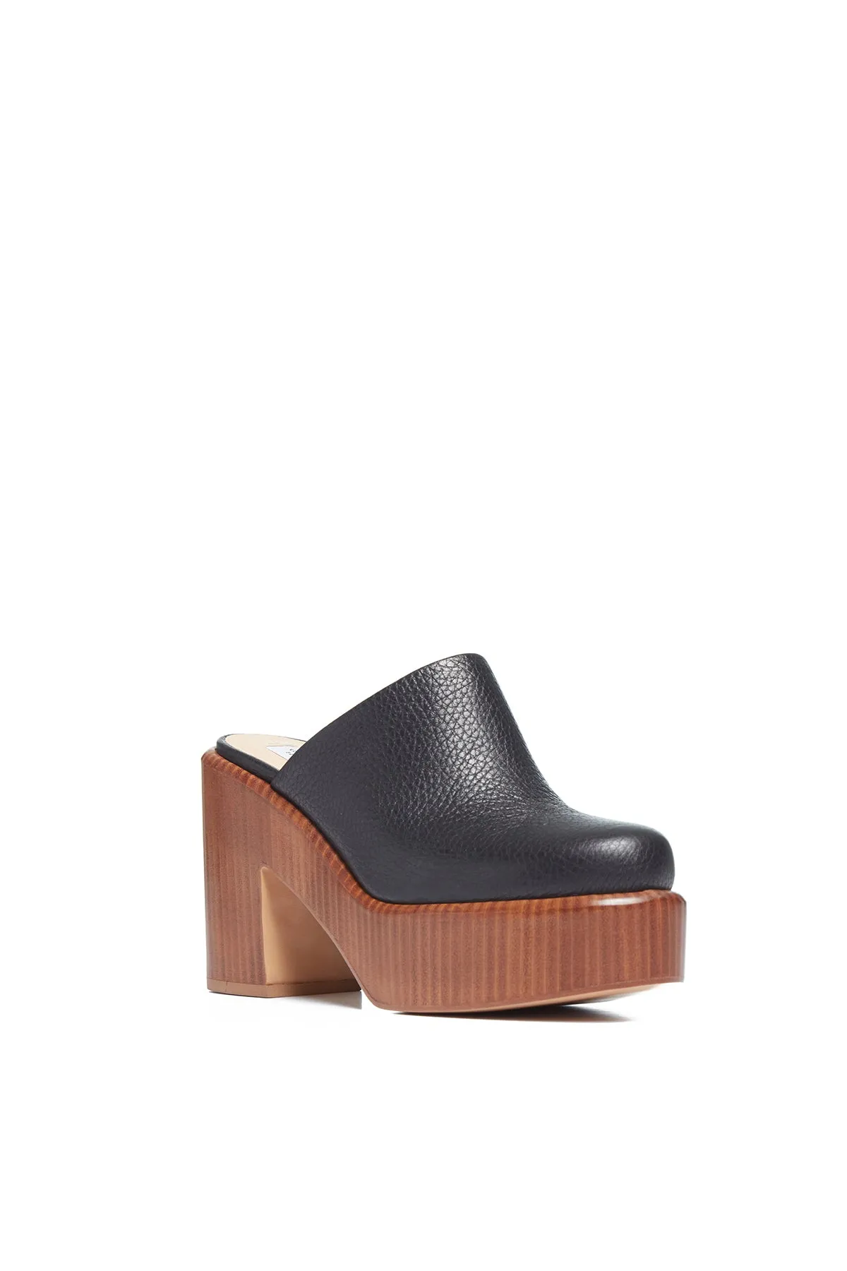 Anactoria Platform Mule in Black Textured Leather sold by Gabriela Hearst product image thumbnail 2