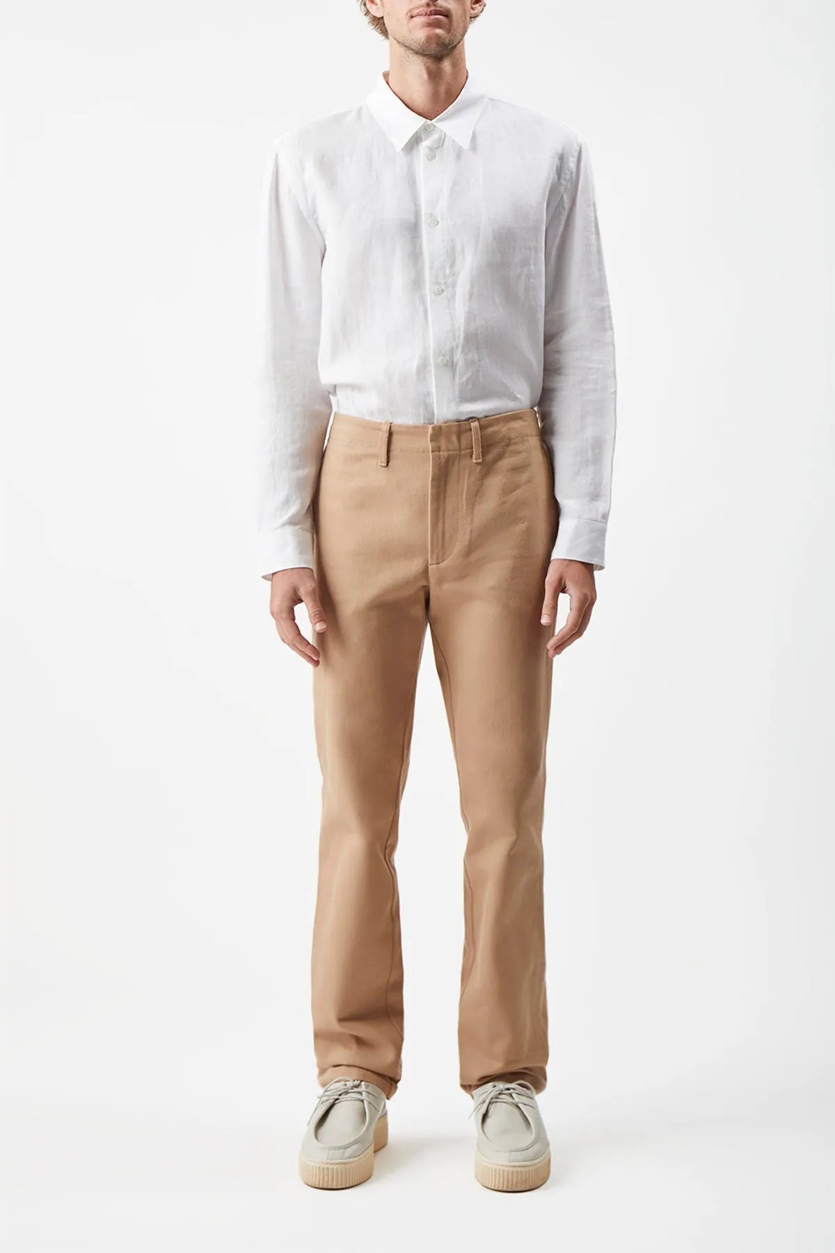 Rhys Pant in Camel Organic Cotton sold by Gabriela Hearst product image thumbnail 5