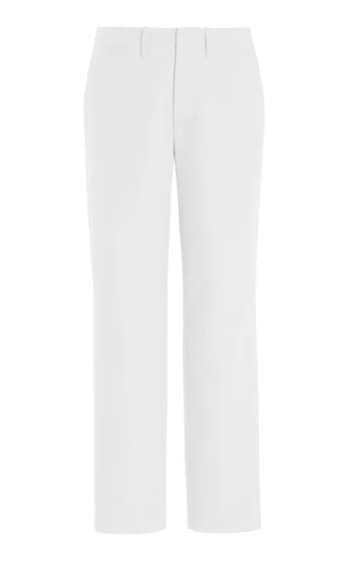 Rhys Pant in White Organic Cotton sold by Gabriela Hearst