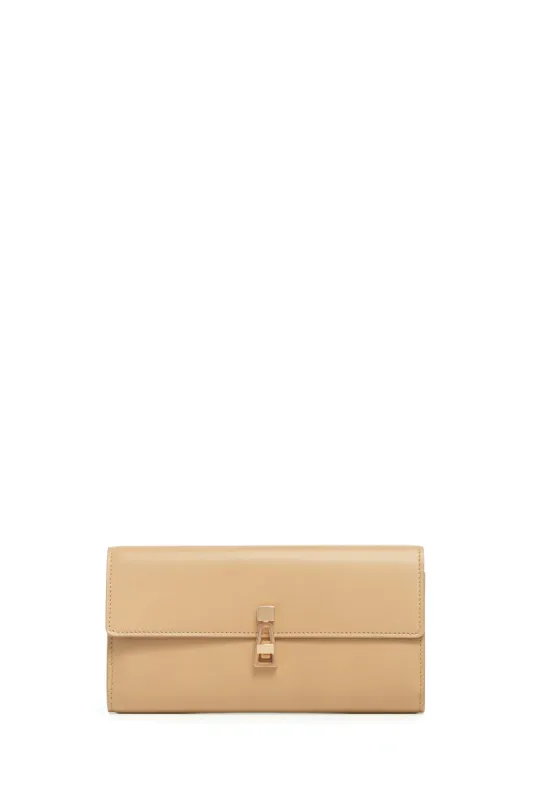 Phone Wallet in Nude Leather sold by Gabriela Hearst