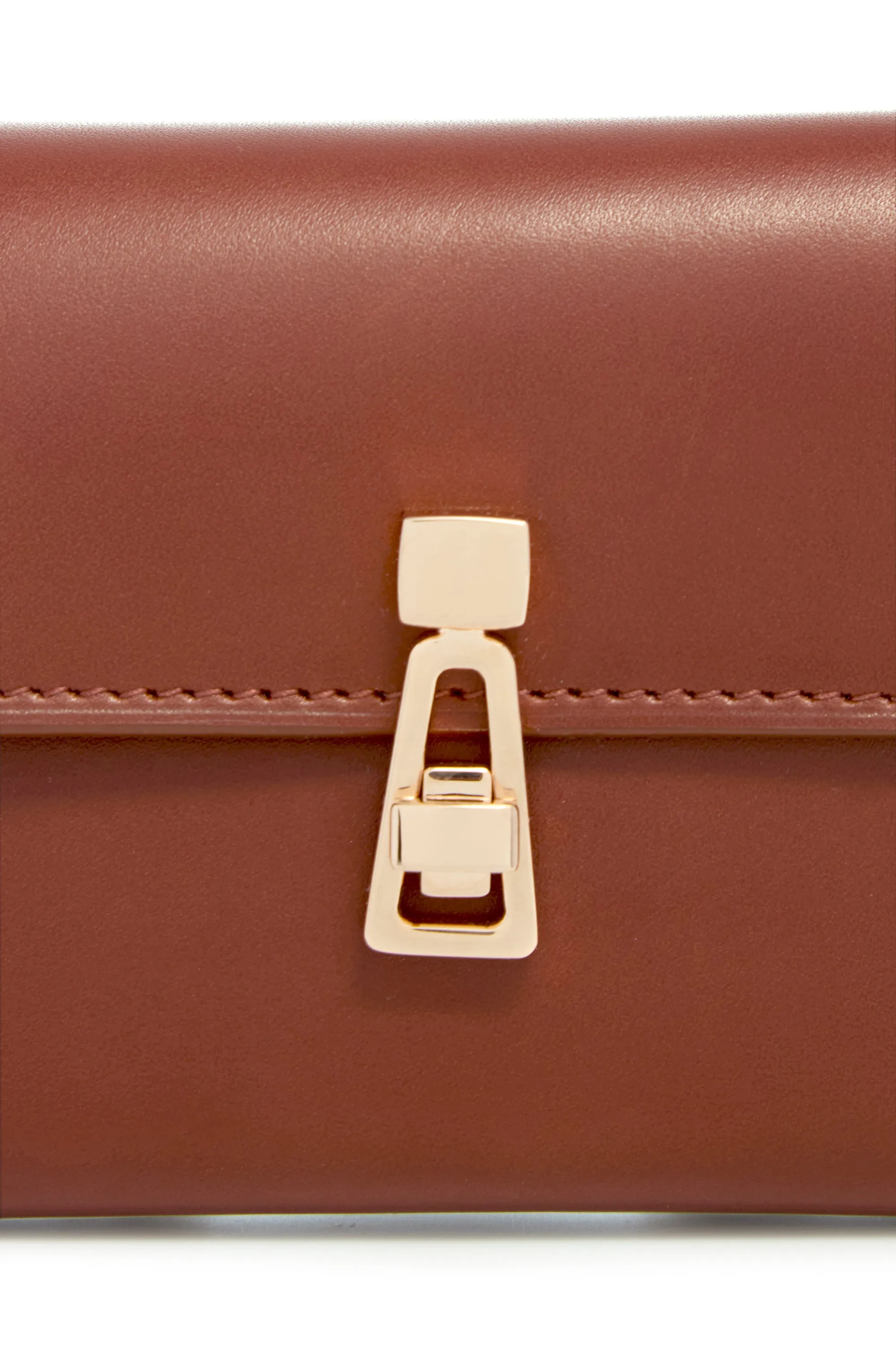 Compact Flat Wallet in Cognac Leather sold by Gabriela Hearst product image thumbnail 5