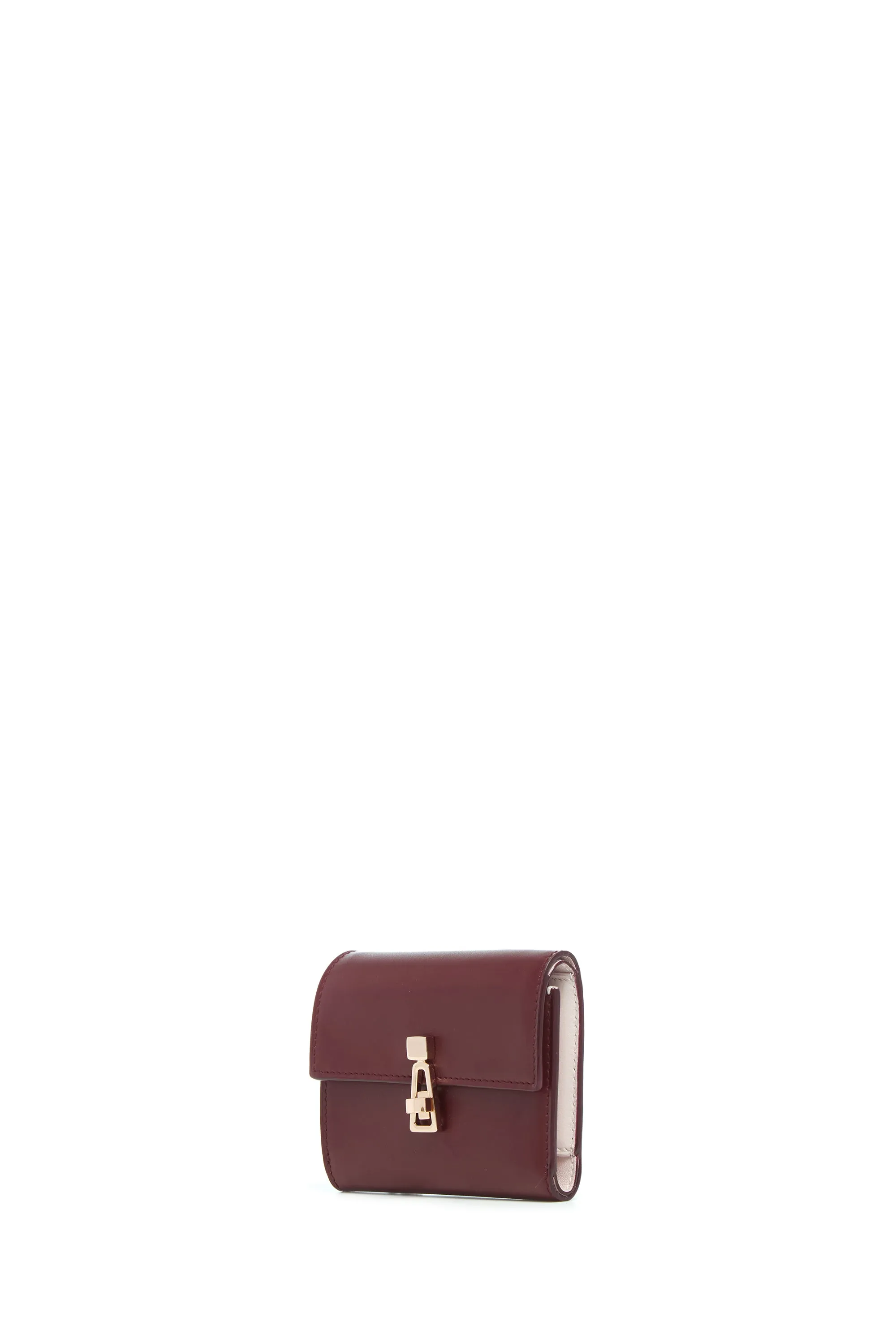 Compact Flat Wallet in Bordeaux & Pink Leather sold by Gabriela Hearst product image thumbnail 2