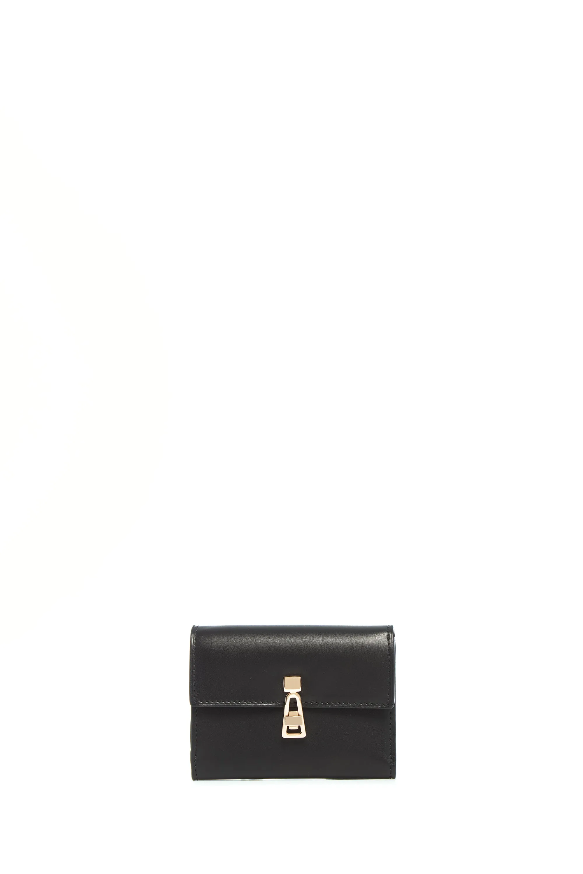 Compact Flat Wallet in Black Leather sold by Gabriela Hearst