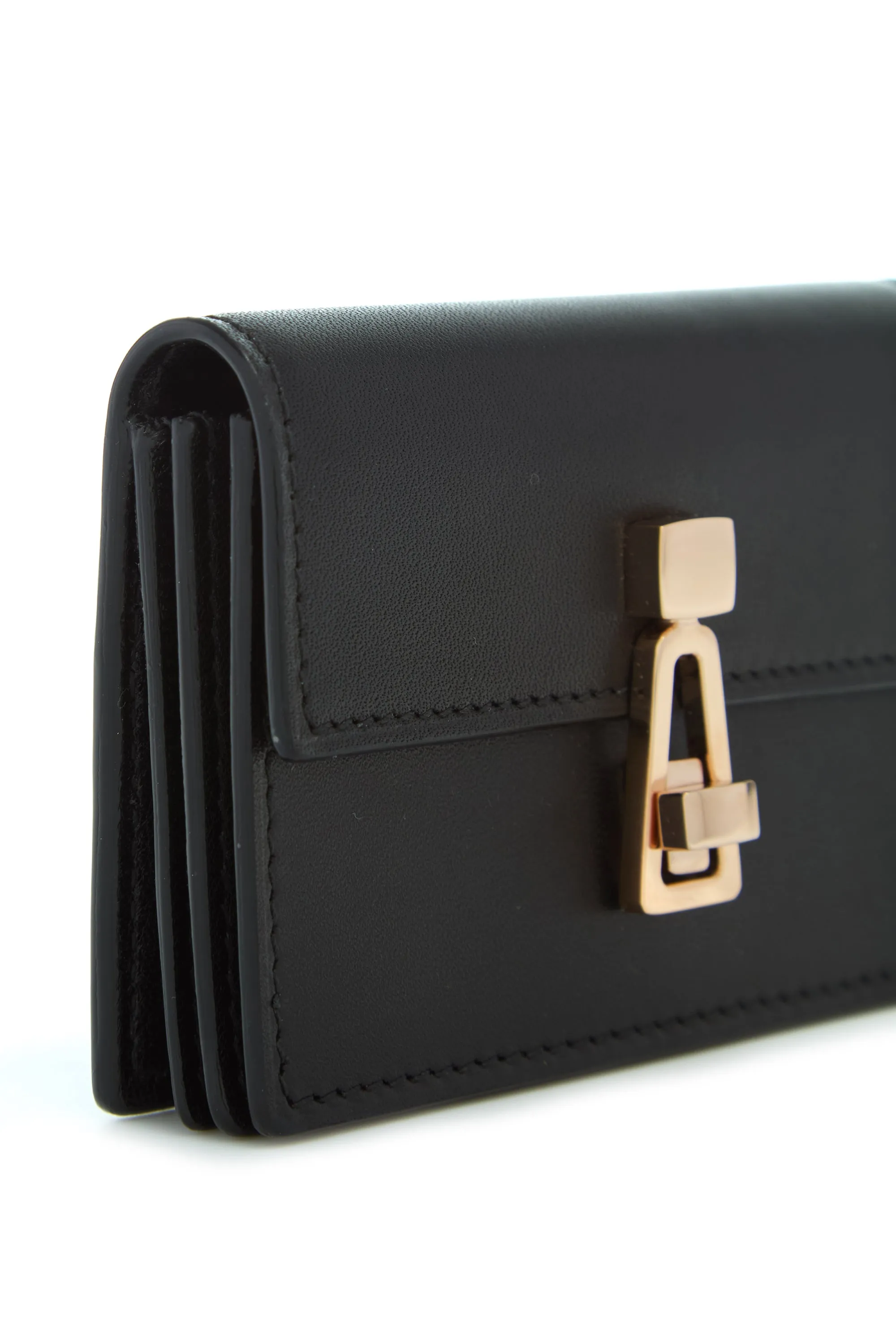 Concertina Card Wallet in Black Leather sold by Gabriela Hearst product image thumbnail 4