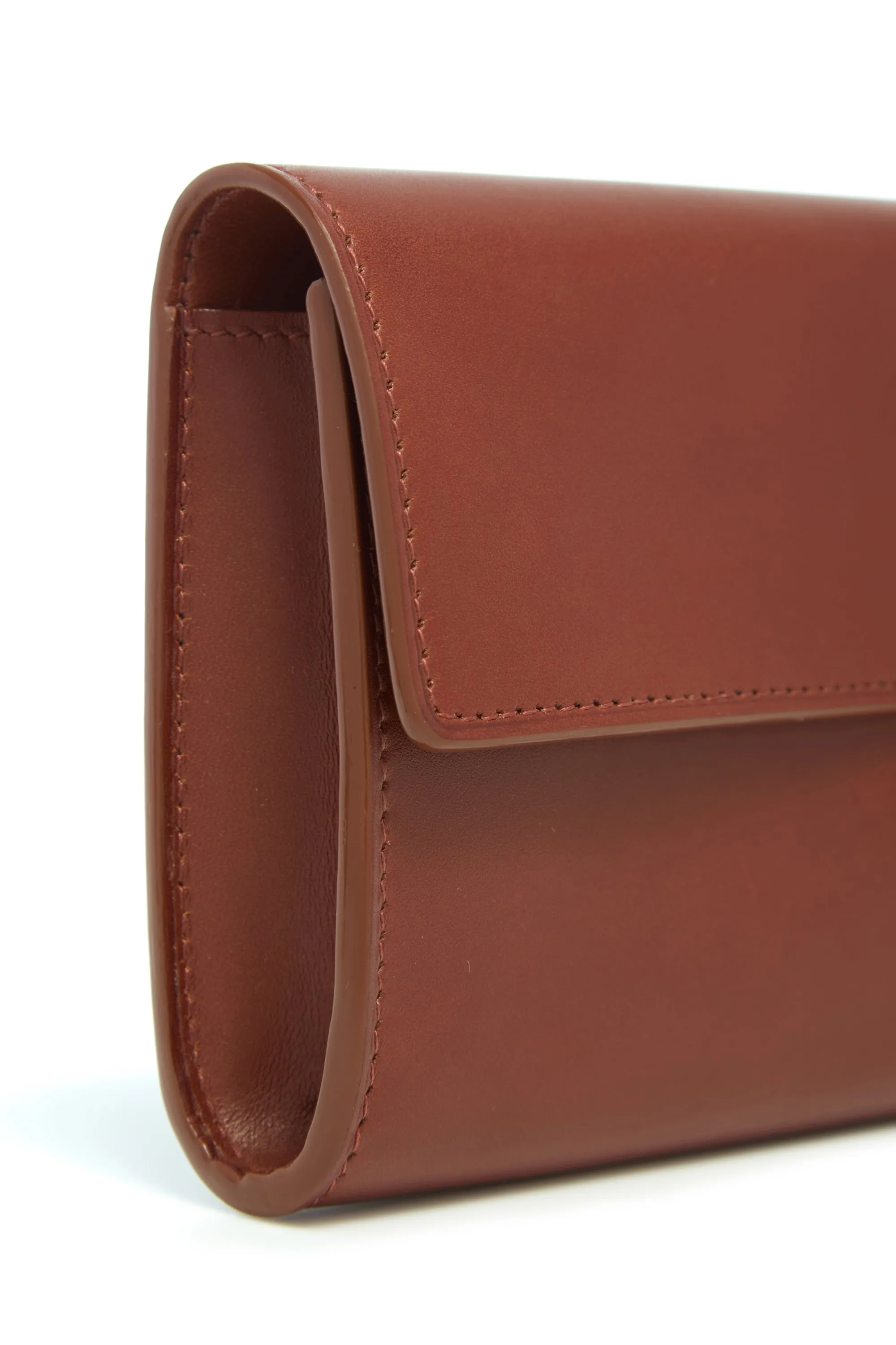 Phone Wallet in Cognac Leather sold by Gabriela Hearst product image thumbnail 4