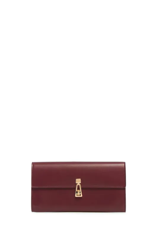 Phone Wallet in Bordeaux & Pink Leather sold by Gabriela Hearst