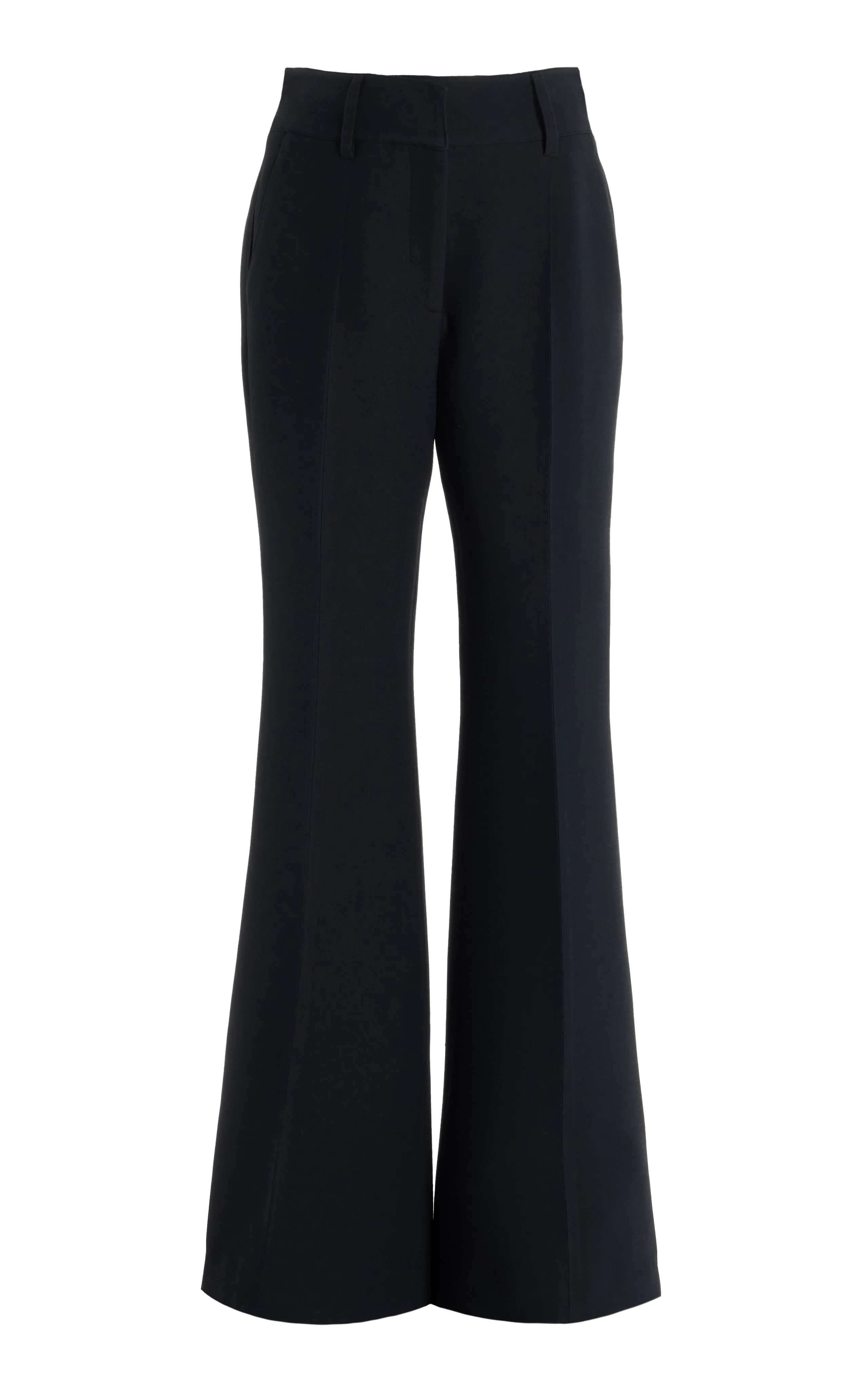 Rhein Flare Pant in Black Sportswear Wool sold by Gabriela Hearst