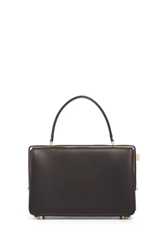 Carrington Bag in Black Leather sold by Gabriela Hearst