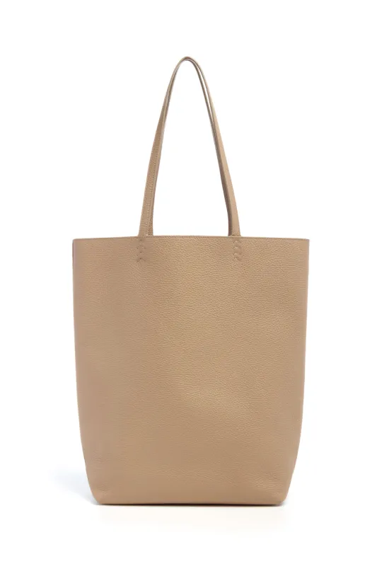 Sillbury Tote Bag in Rosa Textured Leather sold by Gabriela Hearst
