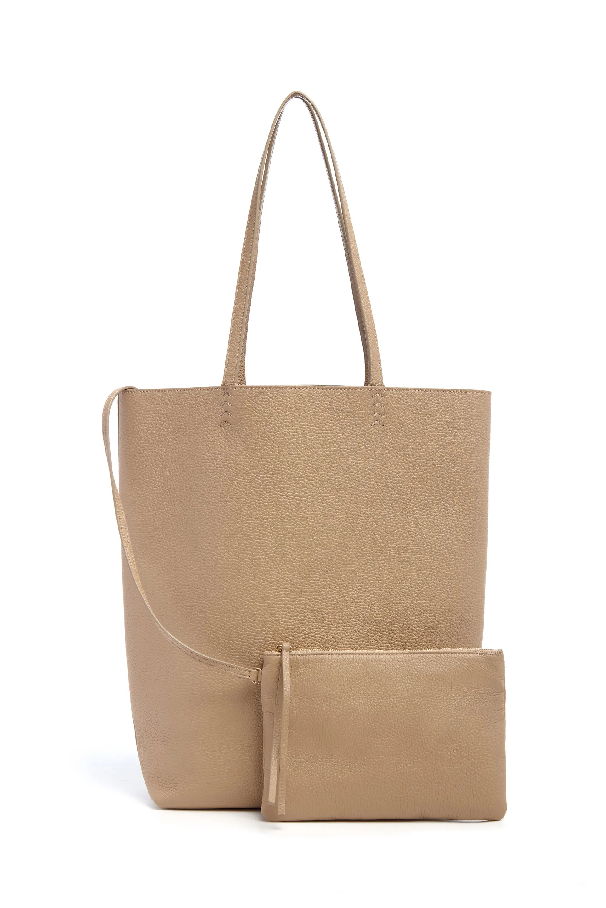 Sillbury Tote Bag in Rosa Textured Leather sold by Gabriela Hearst product image thumbnail 2