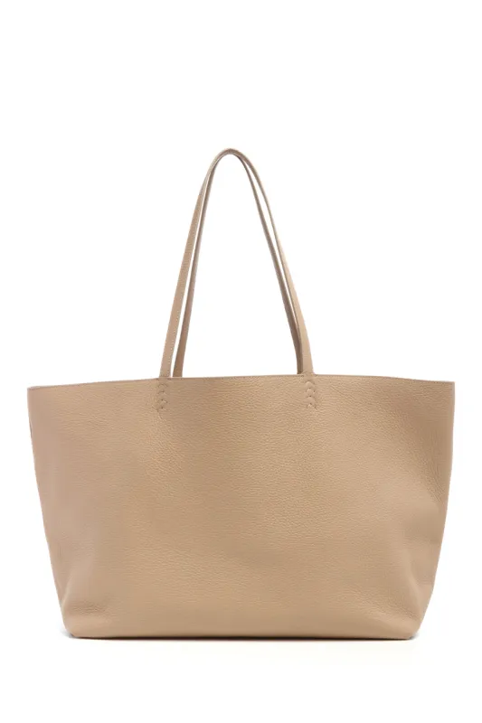 Avebury Tote Bag in Rosa Textured Leather sold by Gabriela Hearst