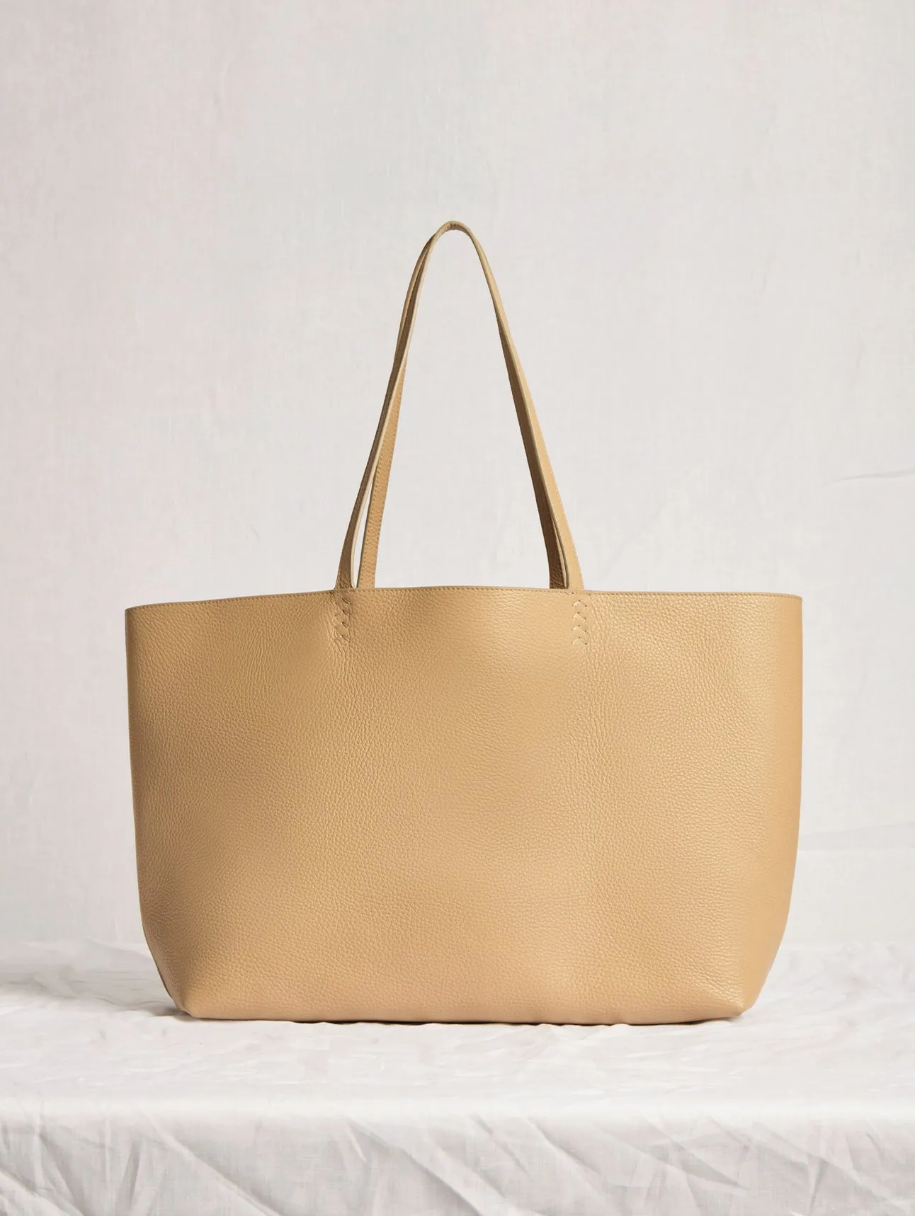 Avebury Tote Bag in Rosa Textured Leather sold by Gabriela Hearst product image thumbnail 5