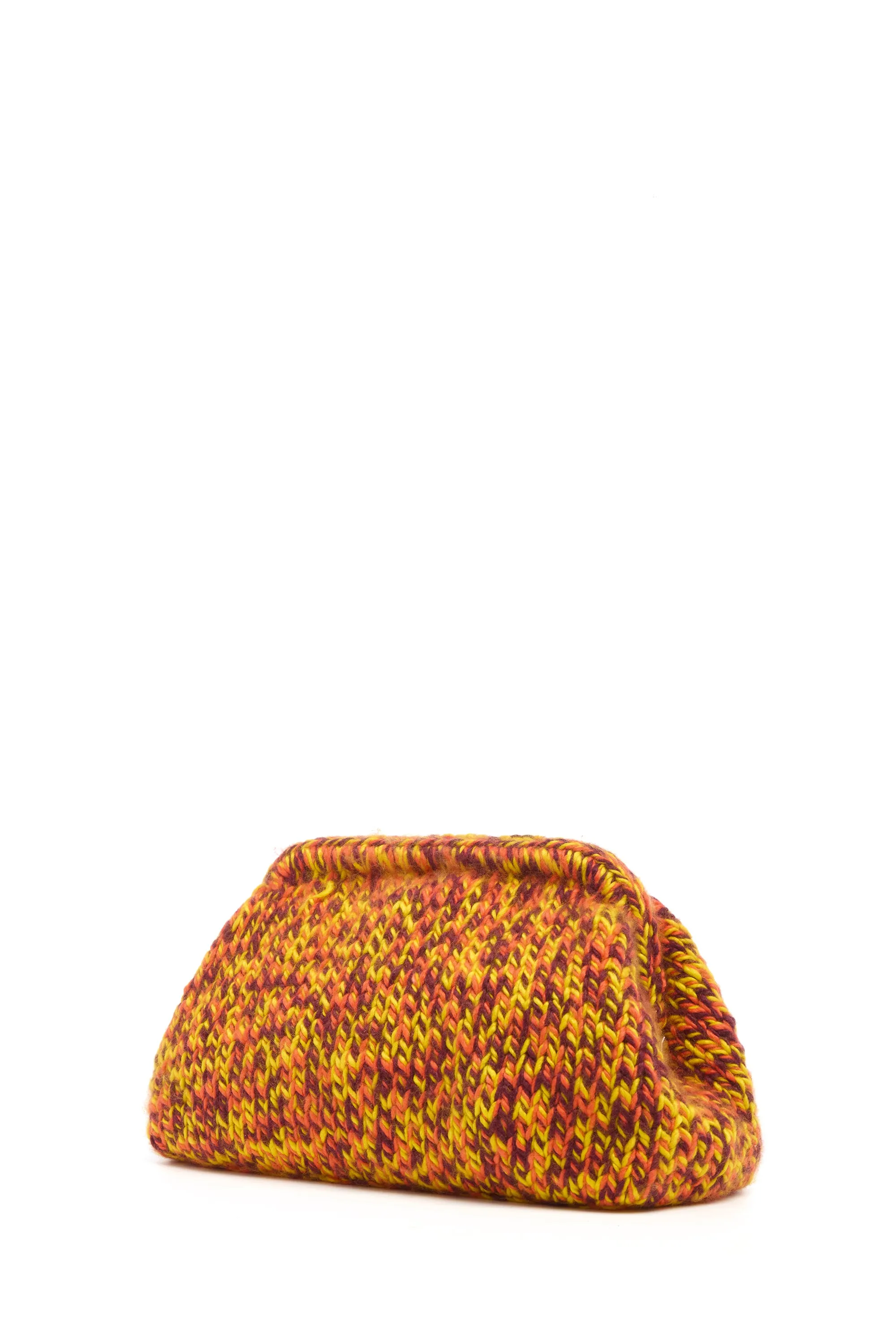 Mrina Knit Bag in Cadmium Yellow, Spice & Bordeaux Cashmere sold by Gabriela Hearst product image thumbnail 3