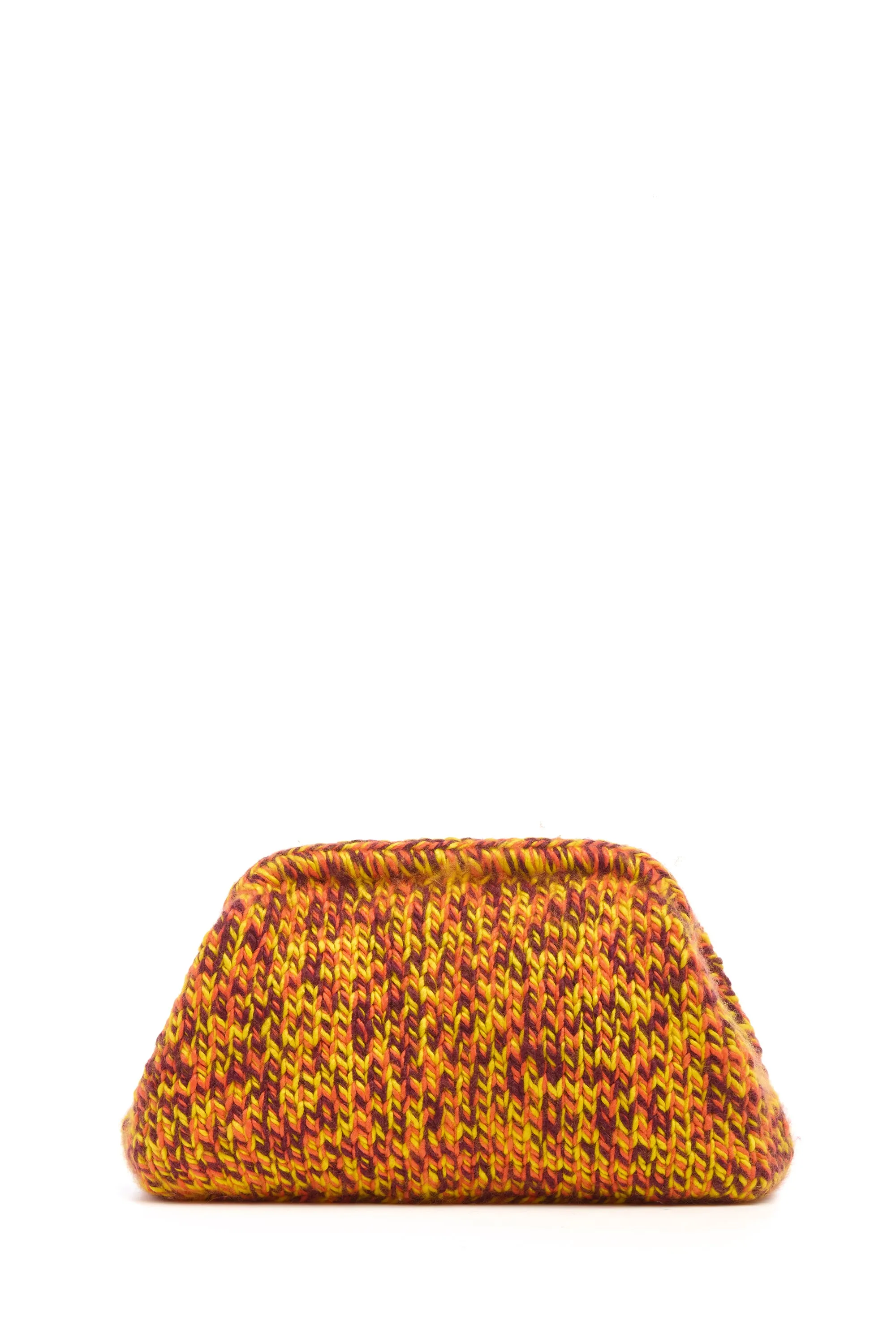 Mrina Knit Bag in Cadmium Yellow, Spice & Bordeaux Cashmere sold by Gabriela Hearst product image thumbnail 4