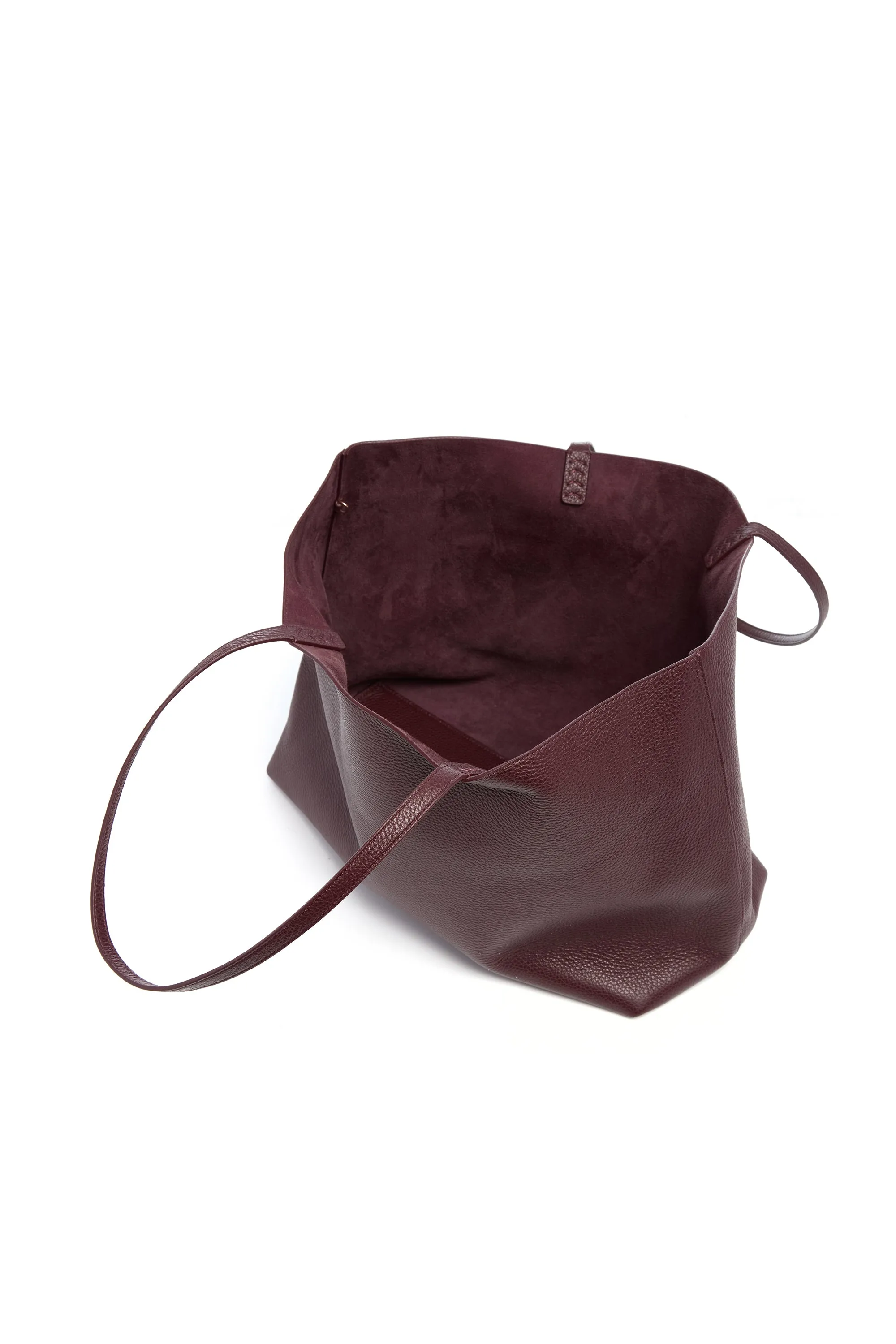 Avebury Tote Bag in Bordeaux Textured Leather sold by Gabriela Hearst product image thumbnail 4