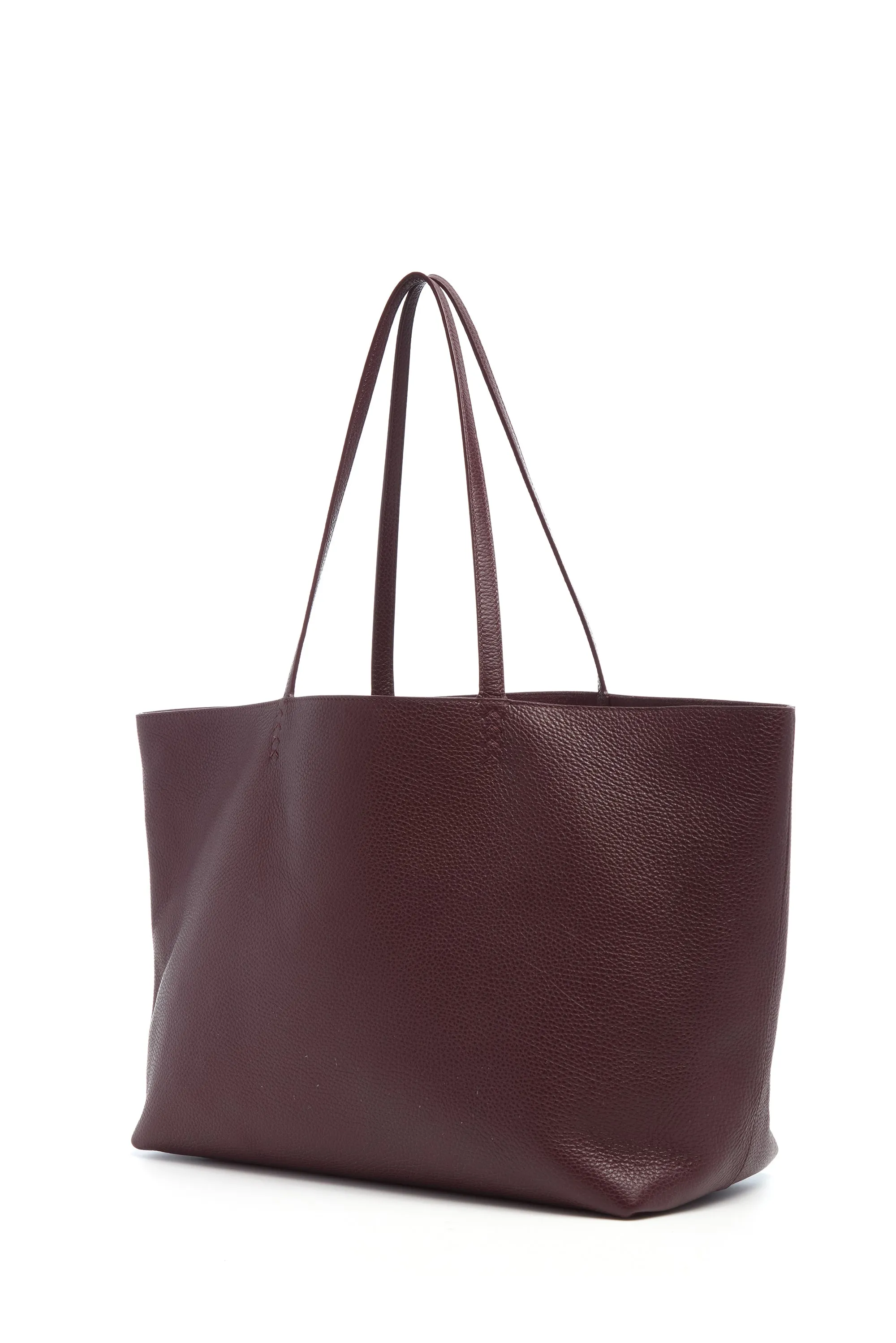 Avebury Tote Bag in Bordeaux Textured Leather sold by Gabriela Hearst product image thumbnail 3