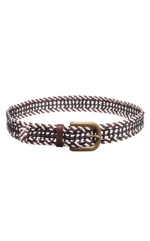 Sam Braided Belt in Chocolate Leather sold by Gabriela Hearst