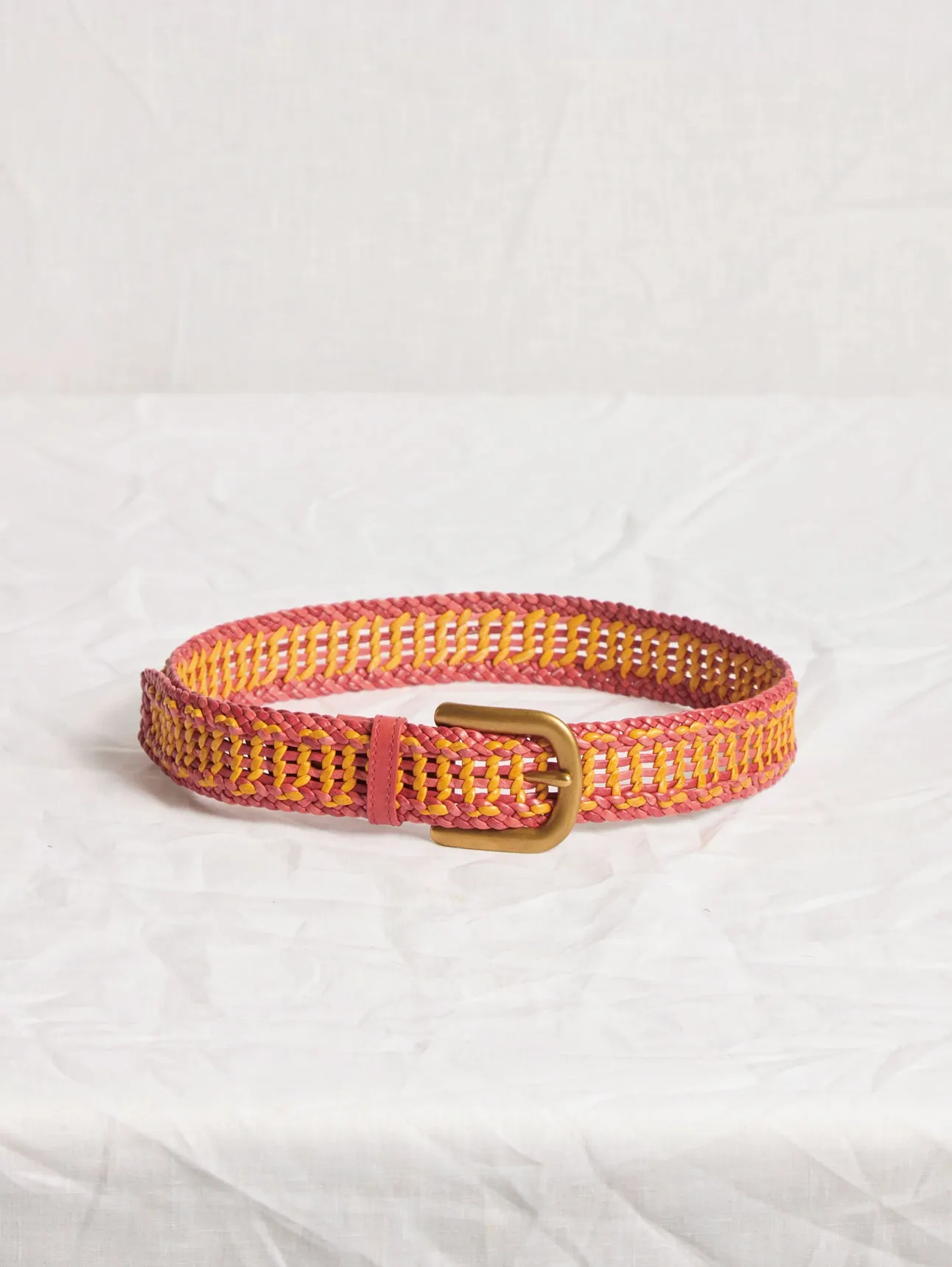 Sam Braided Belt in Red Leather sold by Gabriela Hearst product image thumbnail 4