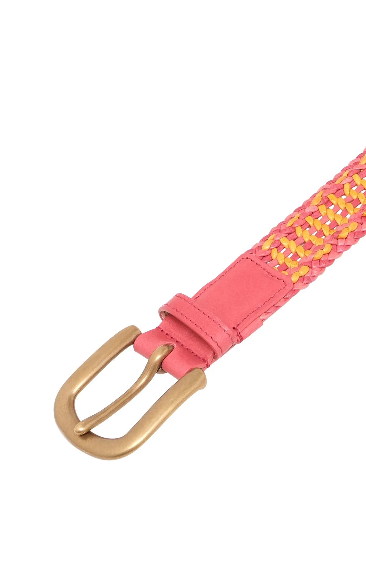 Sam Braided Belt in Red Leather sold by Gabriela Hearst product image thumbnail 3
