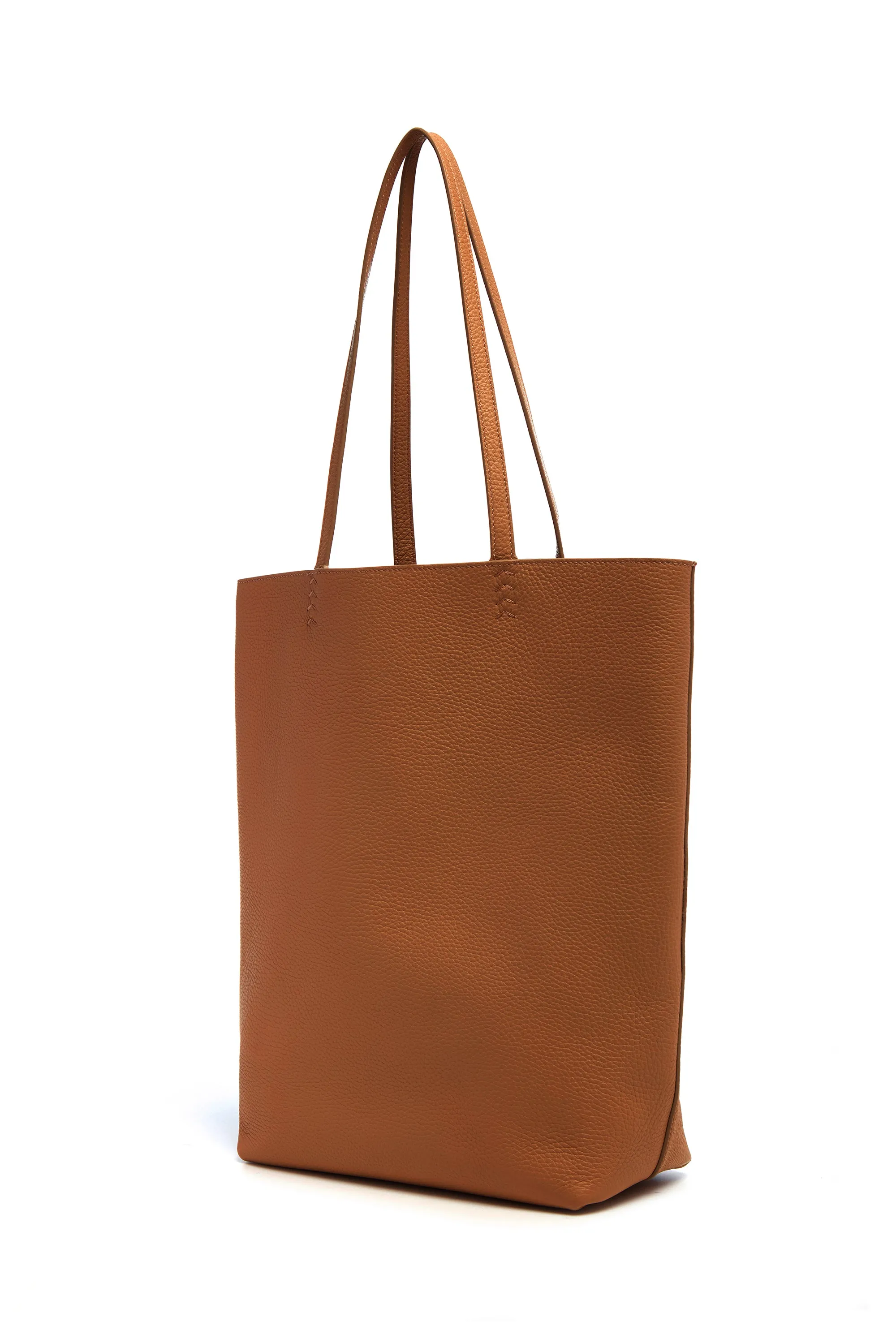 Sillbury Tote Bag in Cognac Textured Leather sold by Gabriela Hearst product image thumbnail 3