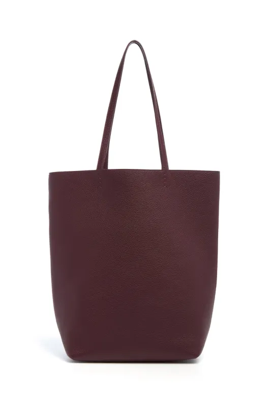 Sillbury Tote Bag in Bordeaux Textured Leather sold by Gabriela Hearst