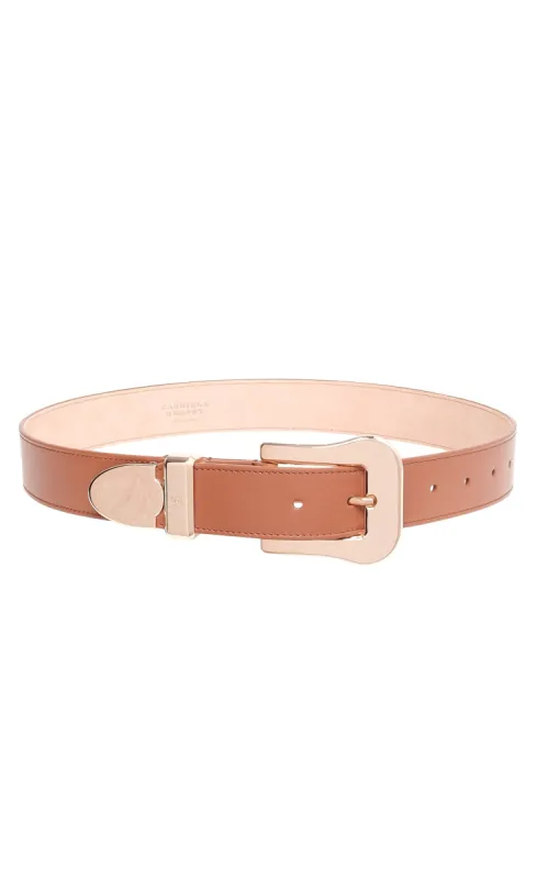 Maireed Belt in Cognac Leather sold by Gabriela Hearst