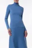 May Knit Turtleneck in Sky Merino Wool Cashmere sold by Gabriela Hearst