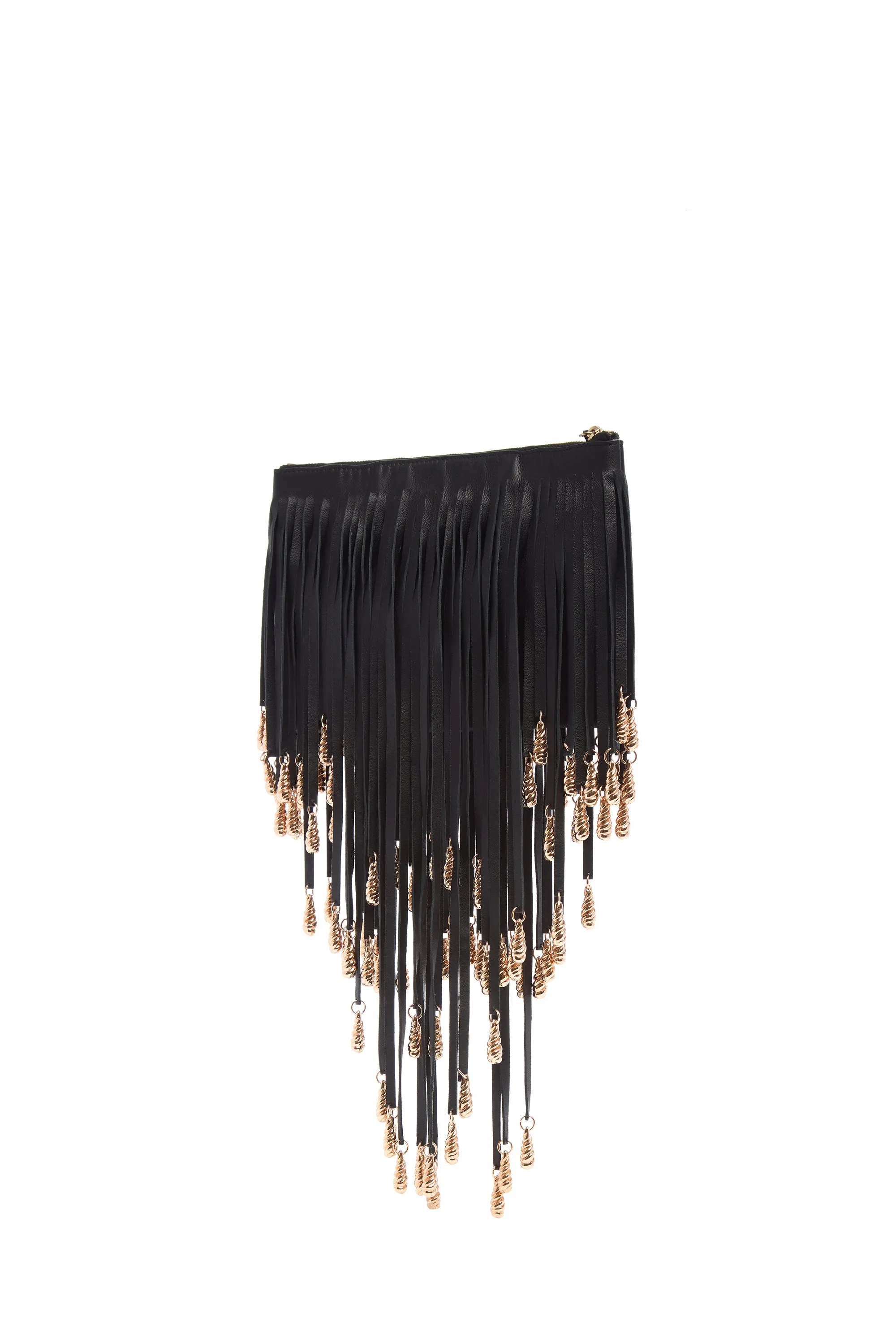 Neith Fringe Pouch in Black Nappa Leather sold by Gabriela Hearst product image thumbnail 3