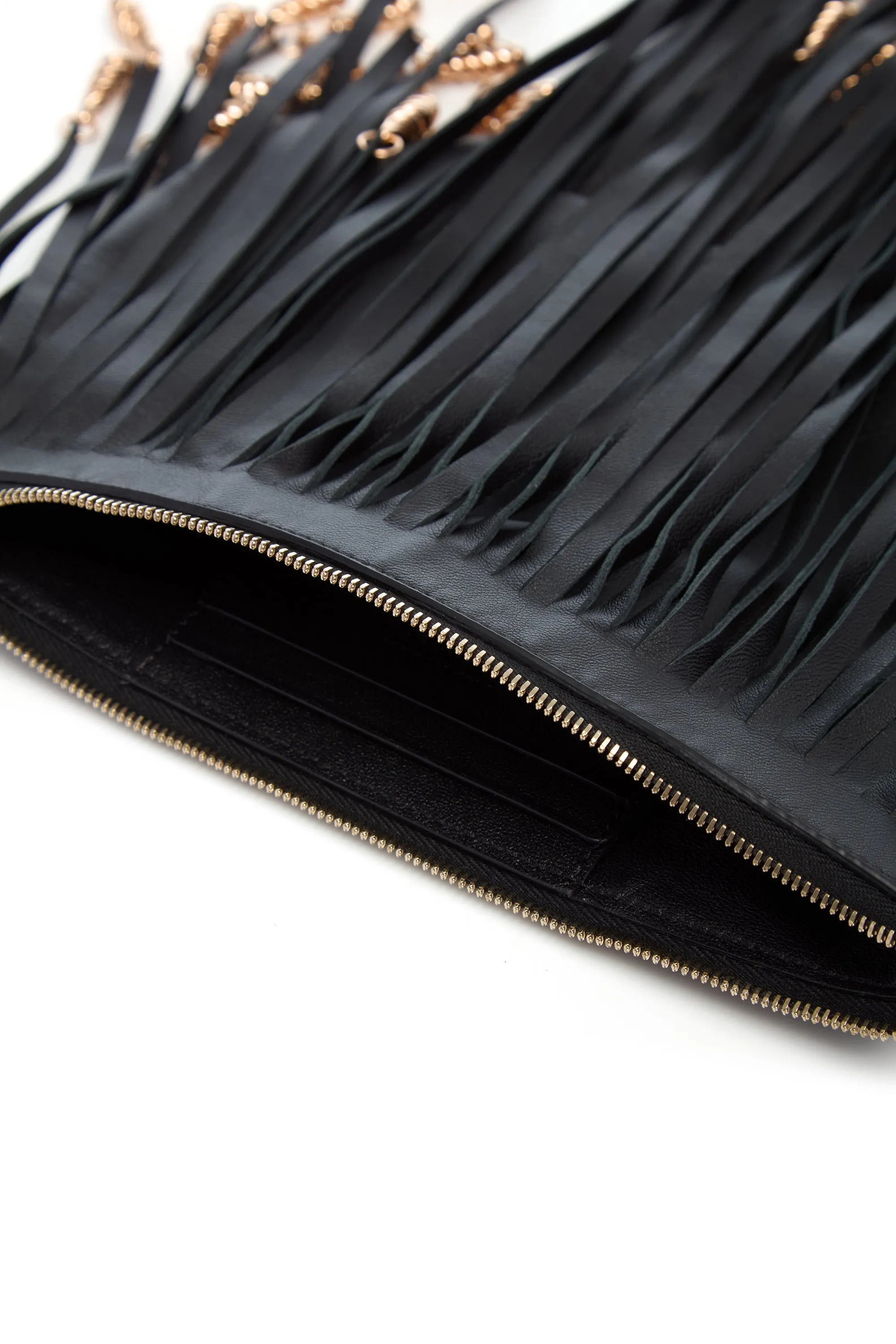 Neith Fringe Pouch in Black Nappa Leather sold by Gabriela Hearst product image thumbnail 5