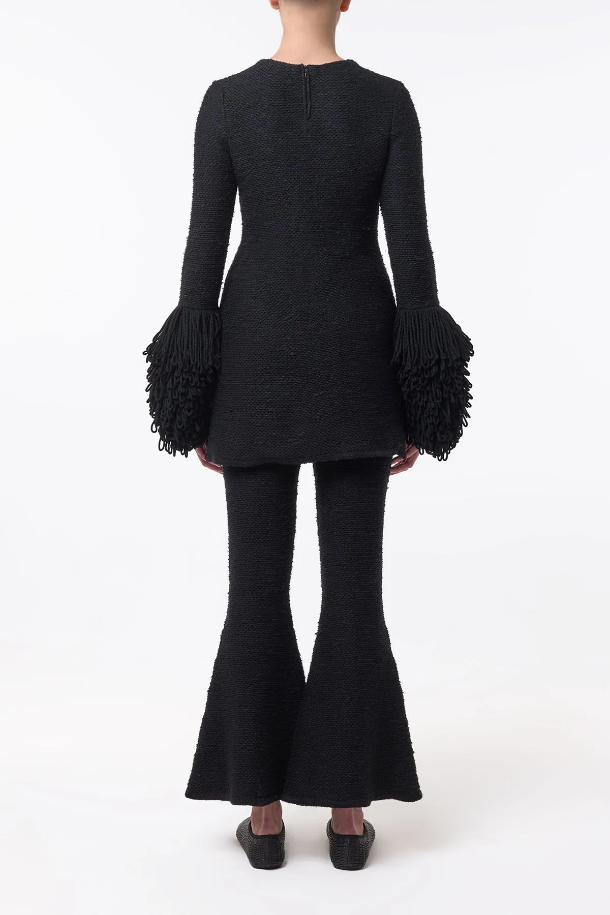 Liam Knit Mini Dress in Black Cashmere Silk sold by Gabriela Hearst product image thumbnail 5