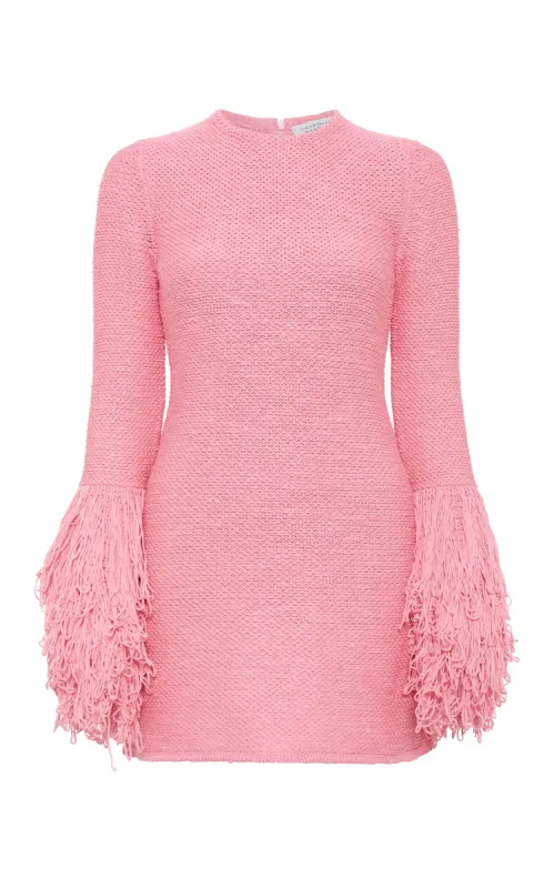 Liam Knit Mini Dress in Rosa Cashmere Silk sold by Gabriela Hearst