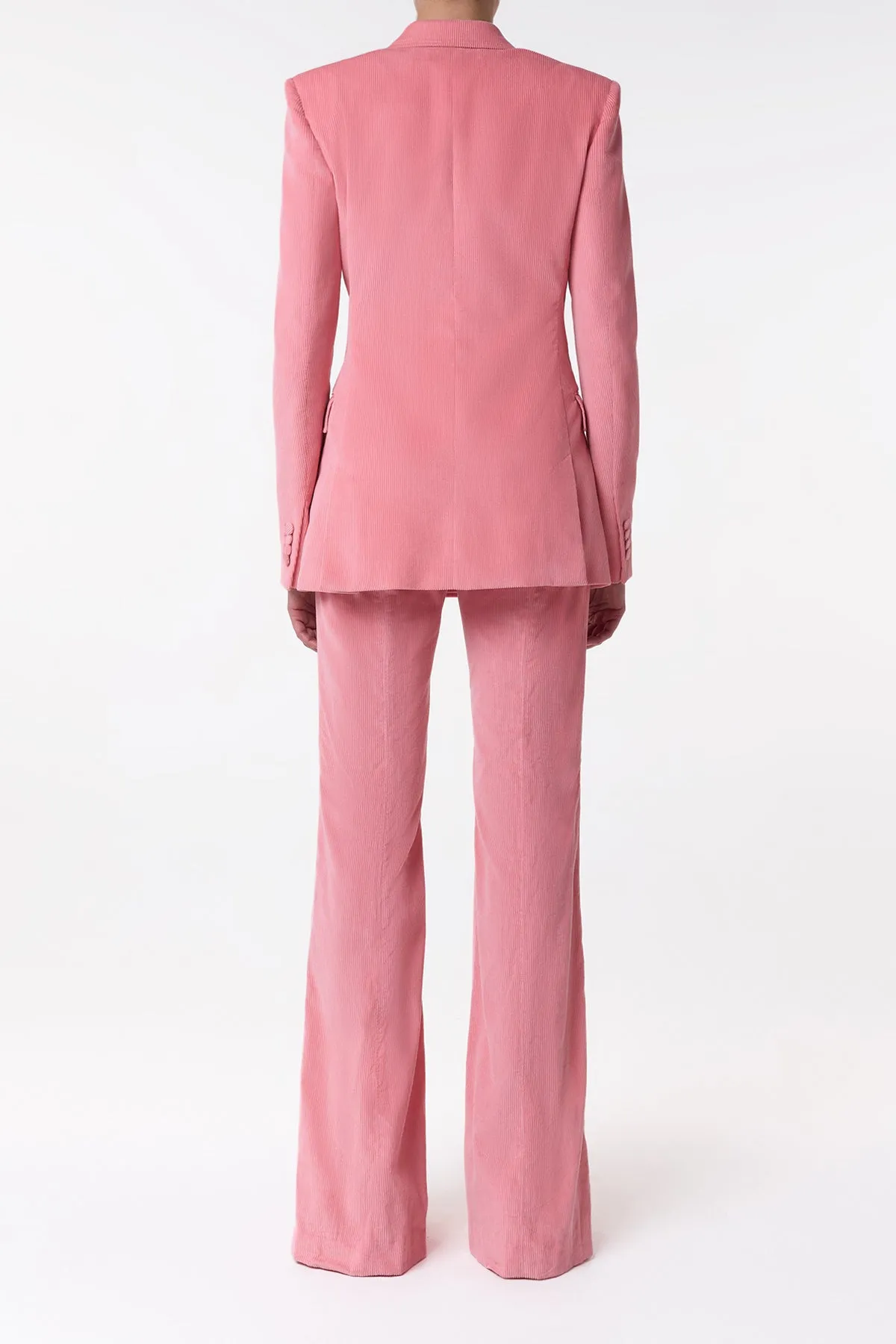 Gavin Blazer in Rosa Sea Island Cotton Corduroy sold by Gabriela Hearst product image thumbnail 4