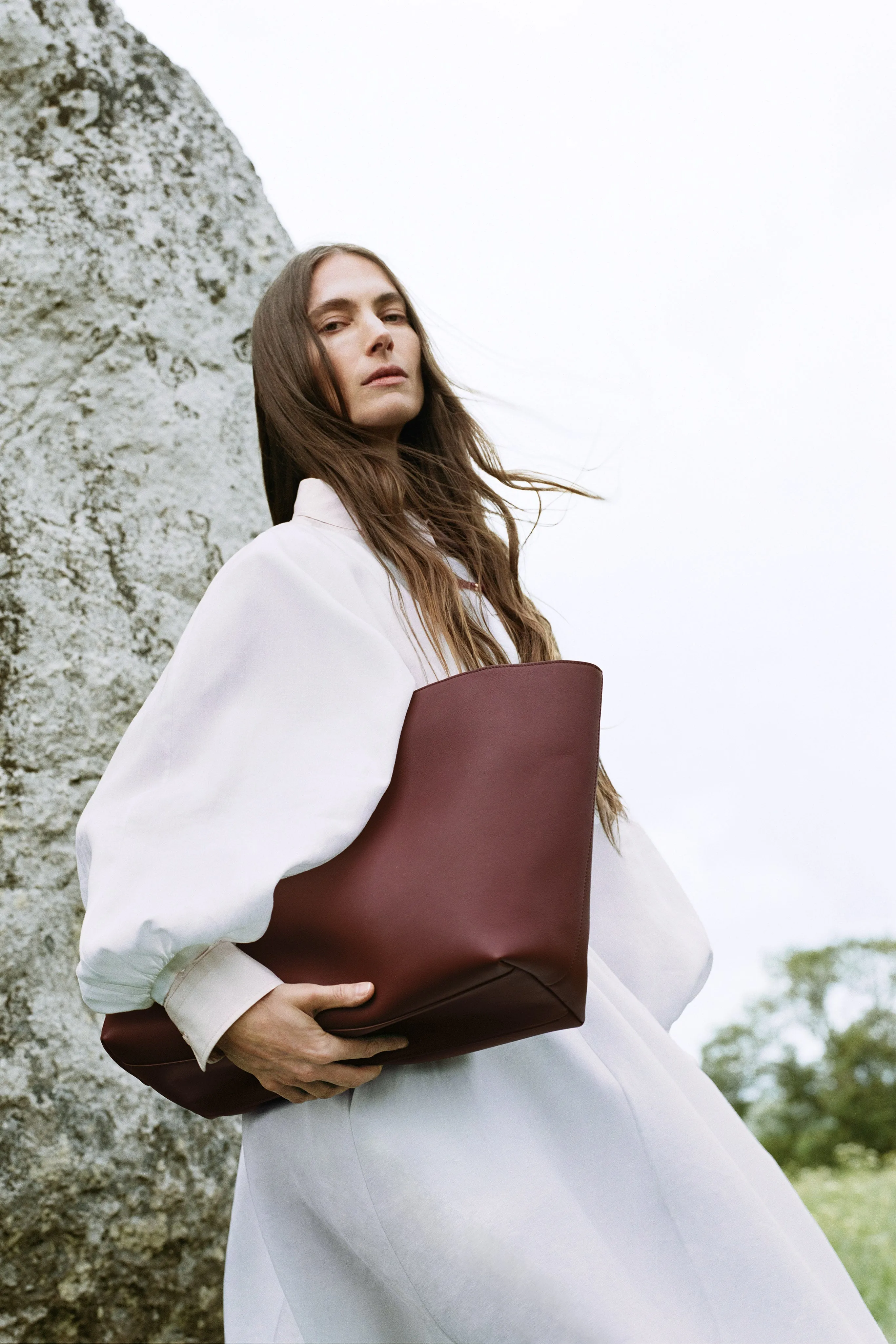 Cruz Shirt in Pale Blush Sea Island Cotton sold by Gabriela Hearst product image thumbnail 2