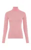 Costa Knit Turtleneck in Rosa Cashmere Silk sold by Gabriela Hearst