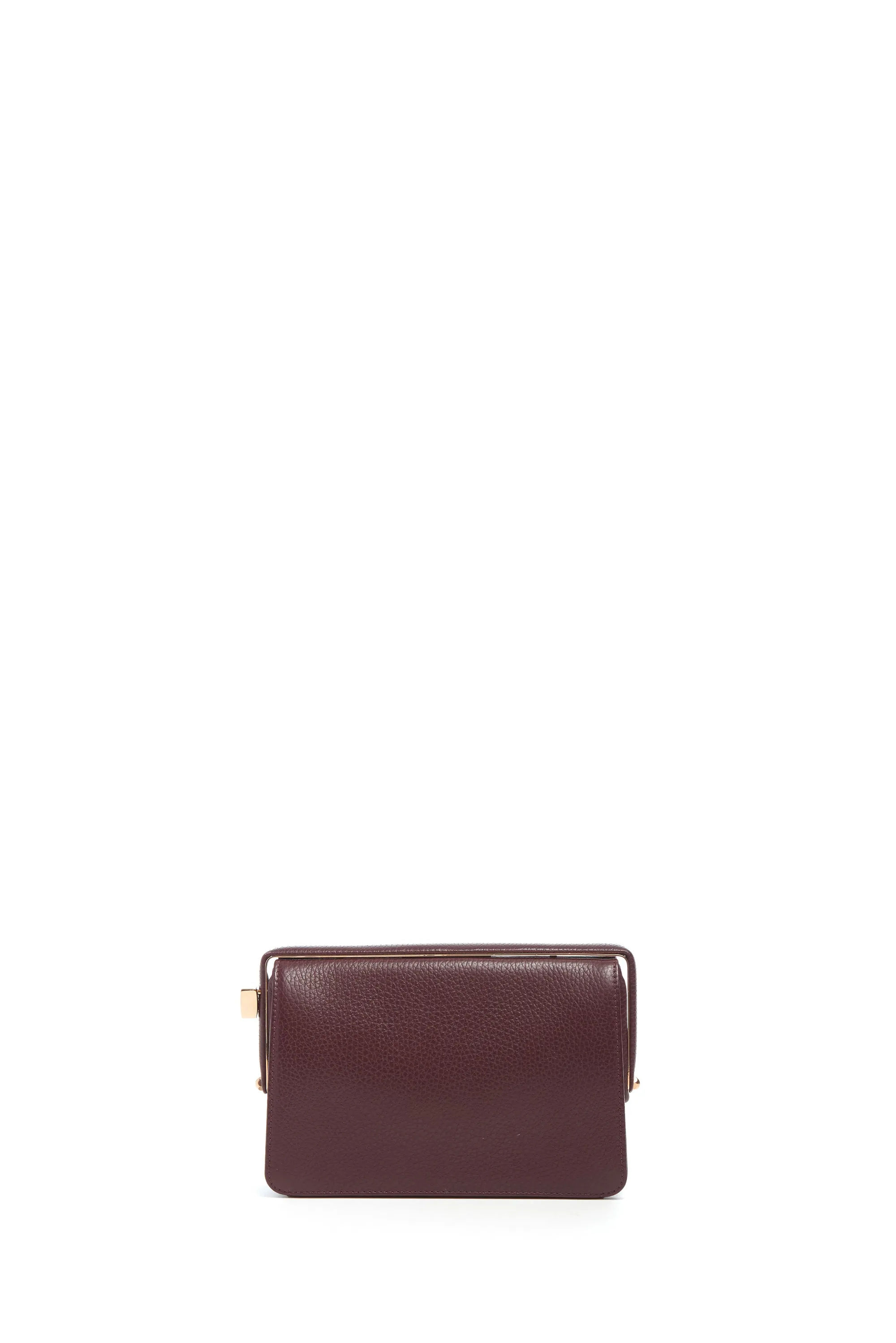 Carrington Clutch in Bordeaux Textured Leather sold by Gabriela Hearst product image thumbnail 4