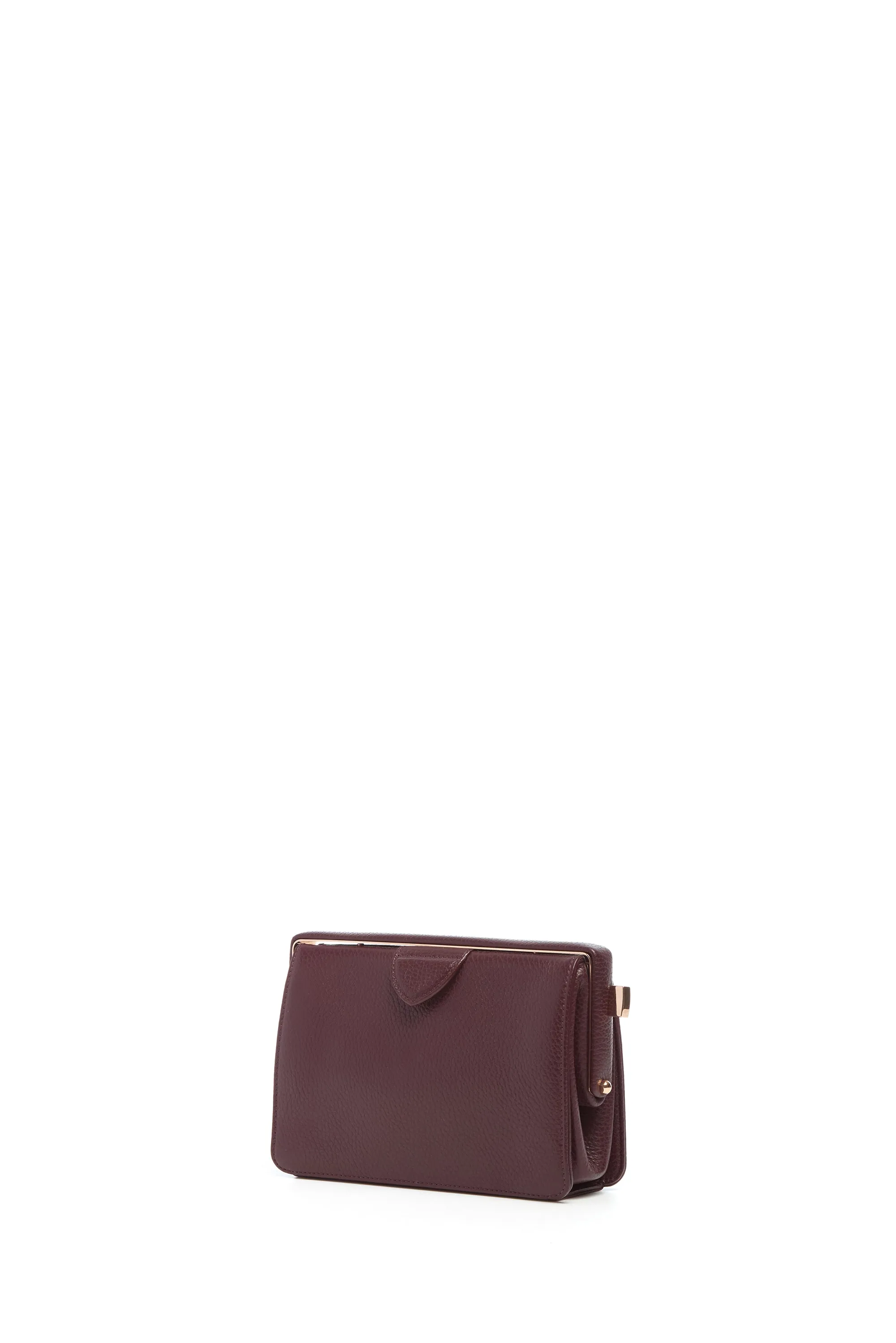 Carrington Clutch in Bordeaux Textured Leather sold by Gabriela Hearst product image thumbnail 3