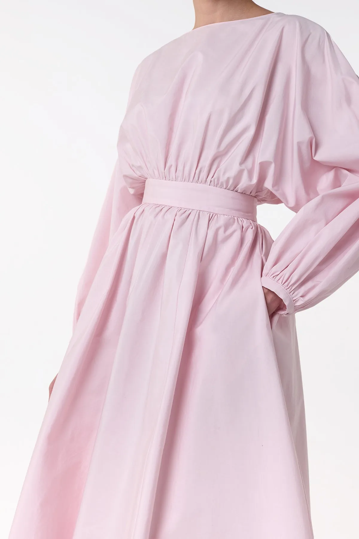 Ahmose Maxi Dress in Pale Blush Sea Island Cotton sold by Gabriela Hearst product image thumbnail 2