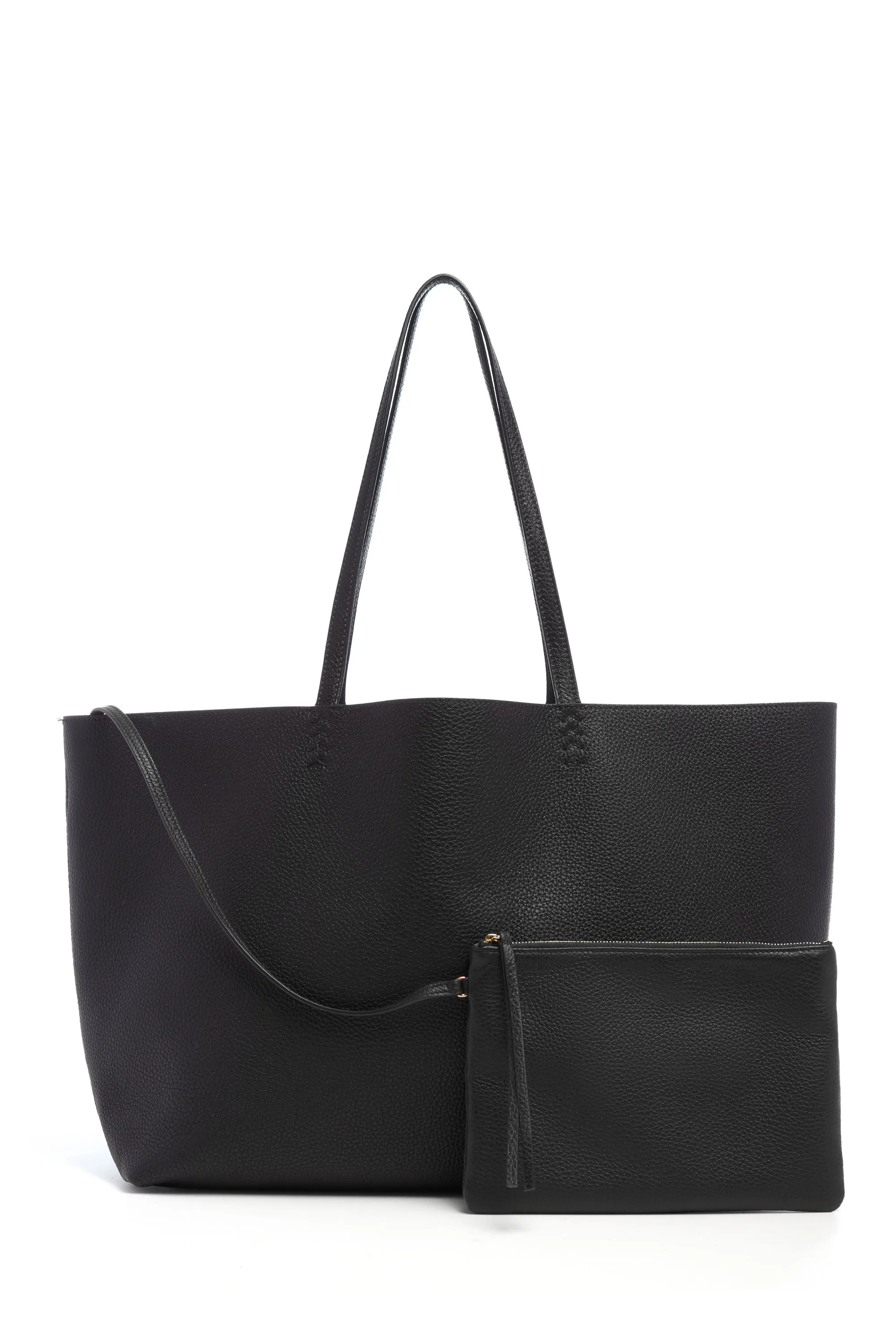 Avebury Tote Bag in Black Textured Leather sold by Gabriela Hearst product image thumbnail 3