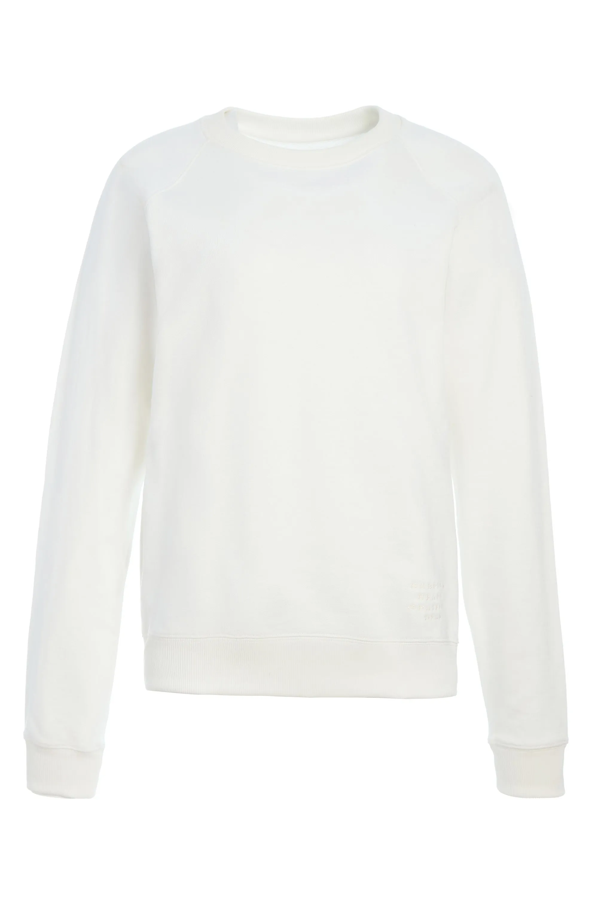Royston Sweatshirt in White Fine Cotton sold by Gabriela Hearst